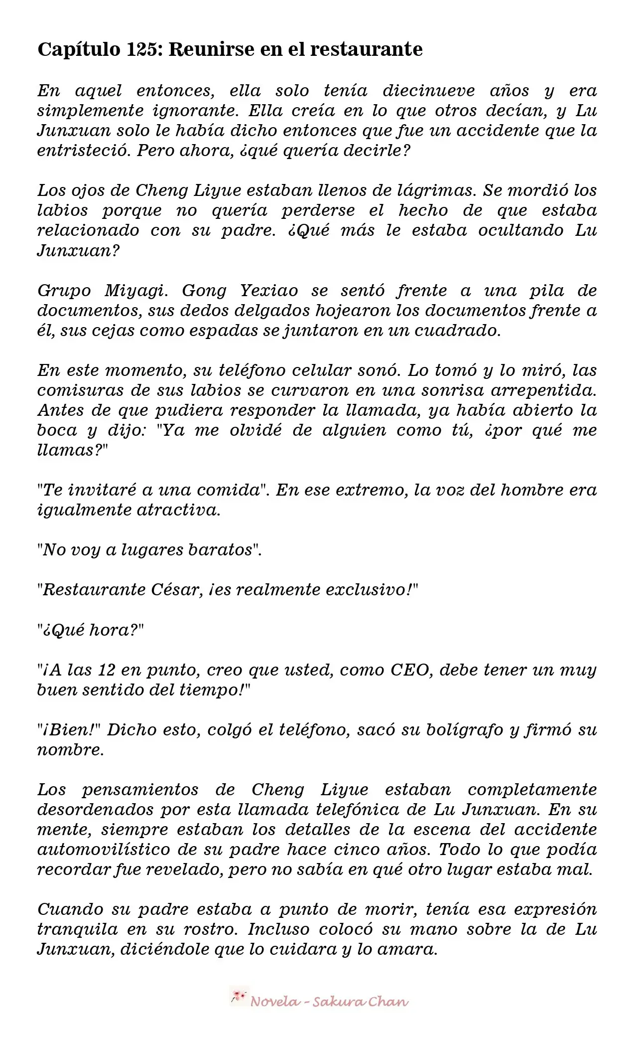 President Daddy's Excessive Love (Novela) - Capítulo 125 - Página 2 - LectorTMOo