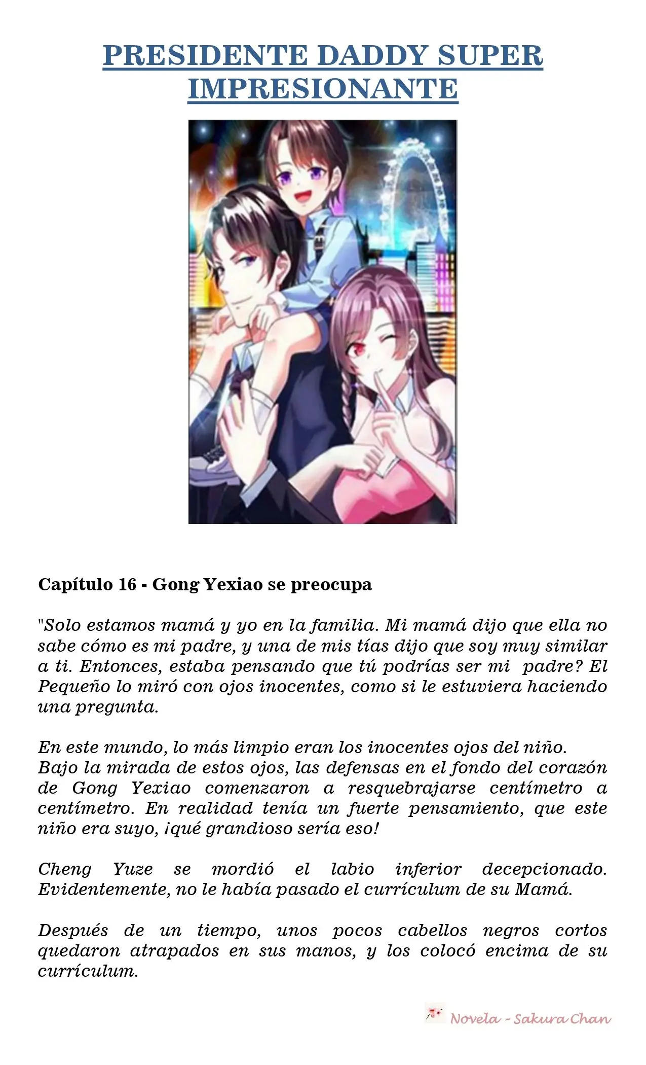 President Daddy's Excessive Love (Novela) - Capítulo 16 - Página 1 - LectorTMOo