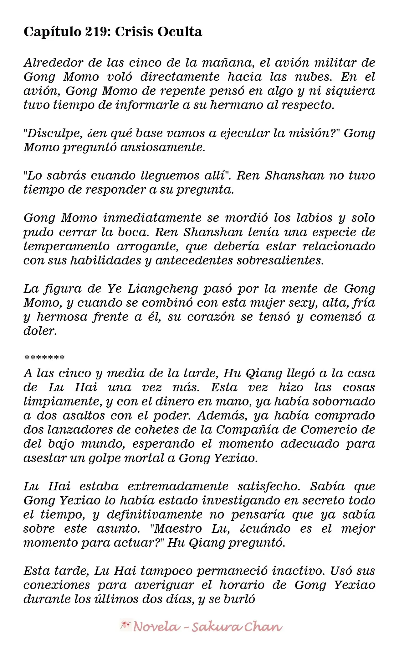 President Daddy's Excessive Love (Novela) - Capítulo 219 - Página 1 - LectorTMOo
