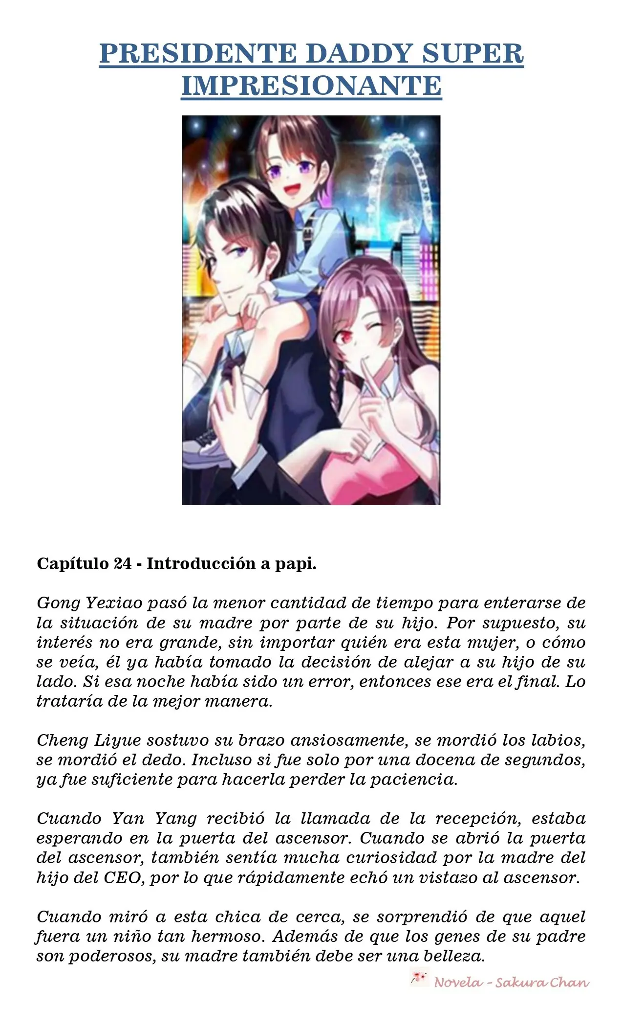 President Daddy's Excessive Love (Novela) - Capítulo 24 - Página 1 - LectorTMOo