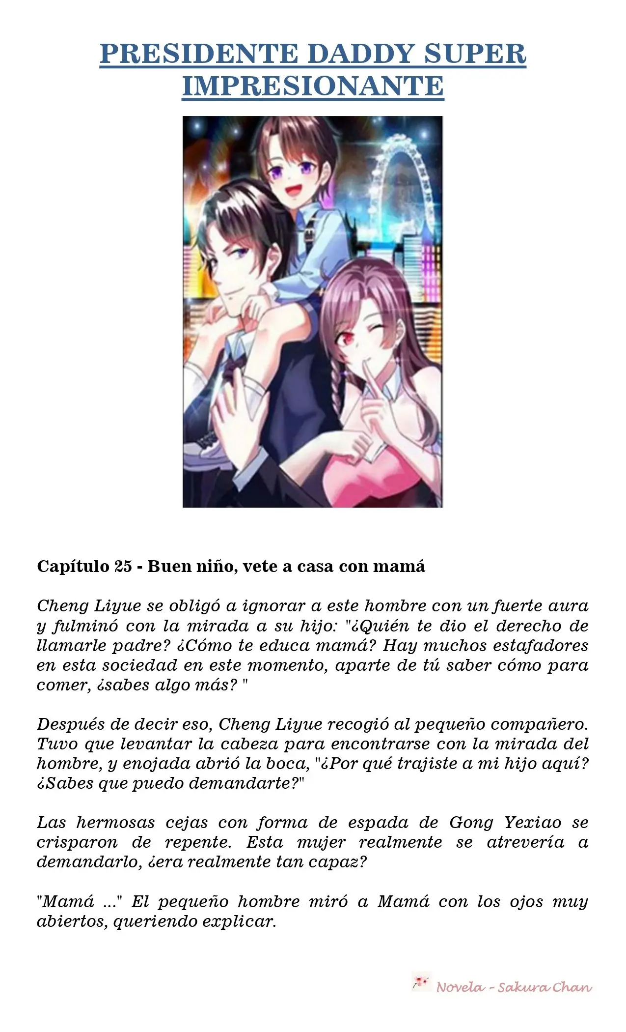 President Daddy's Excessive Love (Novela) - Capítulo 25 - Página 1 - LectorTMOo