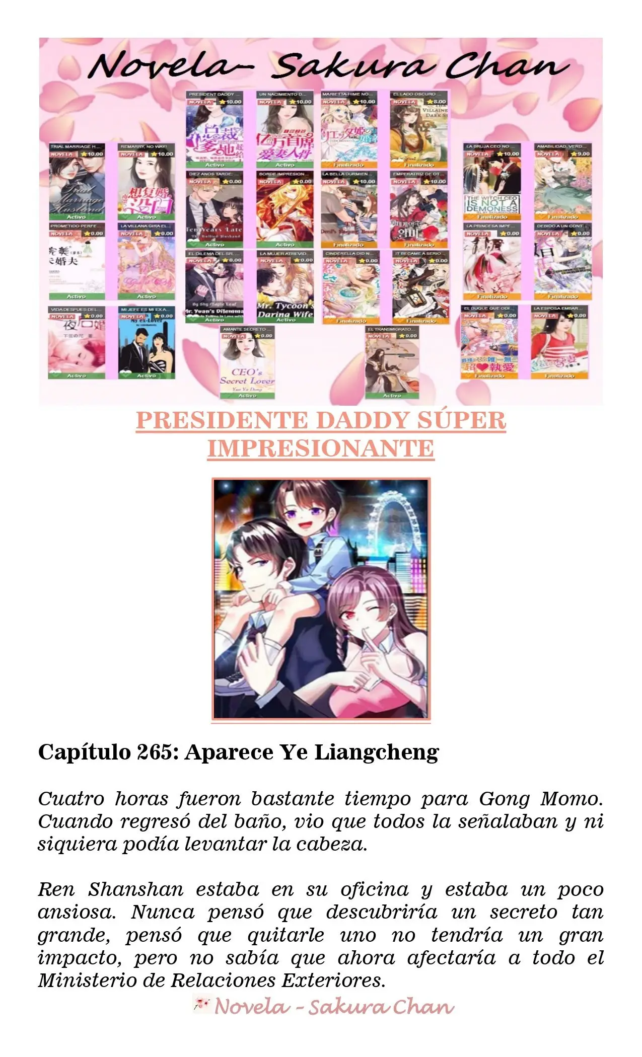 President Daddy's Excessive Love (Novela) - Capítulo 265 - Página 2 - LectorTMOo