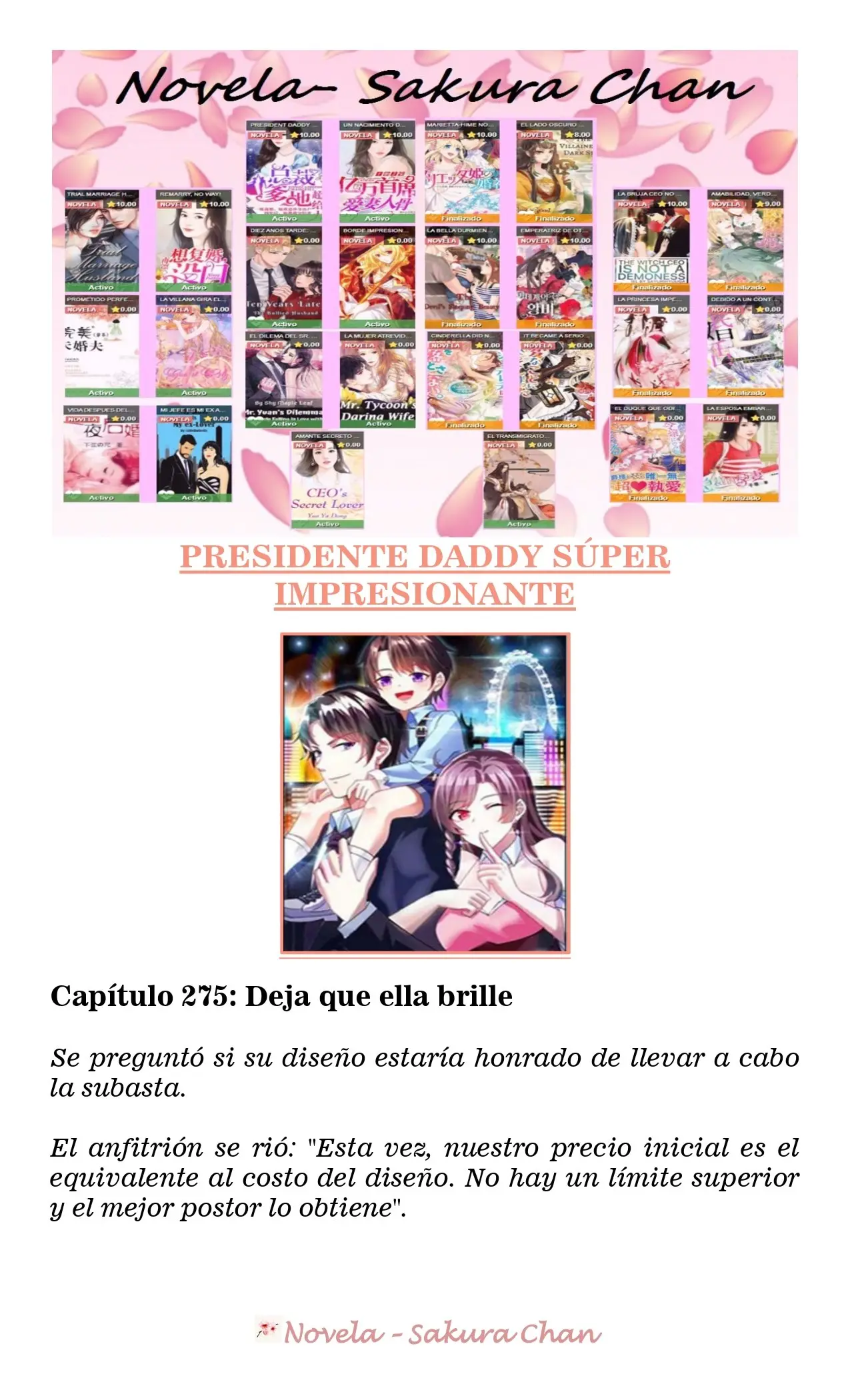 President Daddy's Excessive Love (Novela) - Capítulo 275 - Página 1 - LectorTMOo