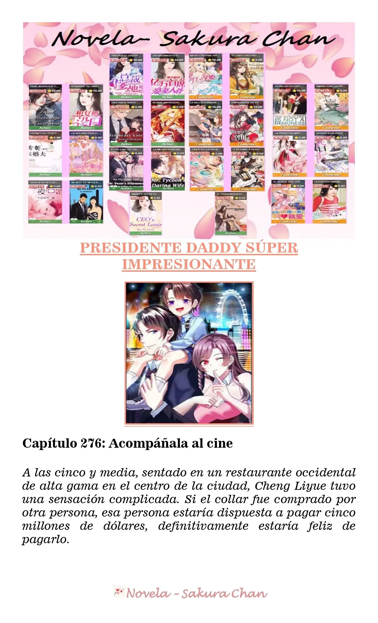 President Daddy's Excessive Love (Novela) - Capítulo 276 - Página 1 - LectorTMOo