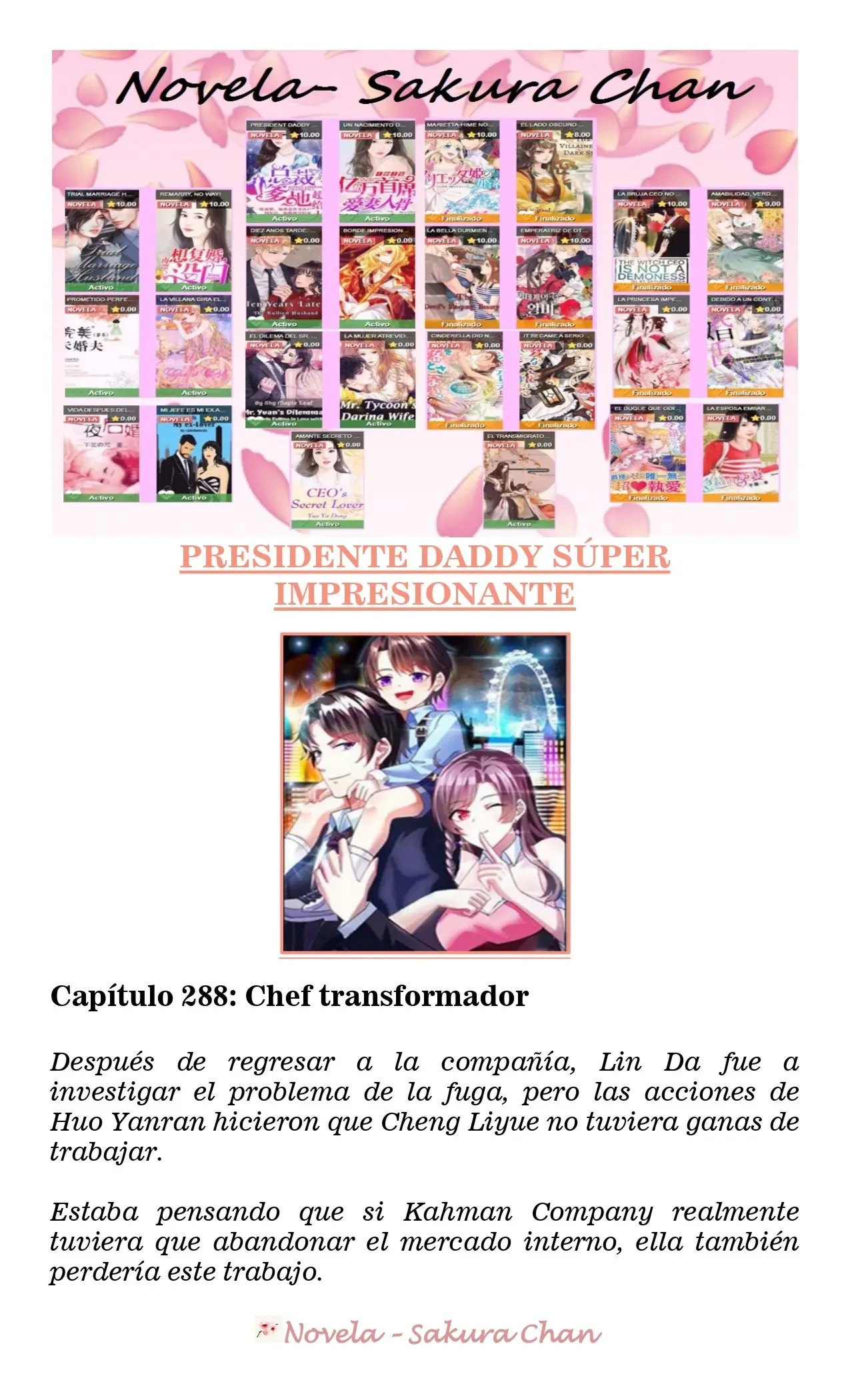 President Daddy's Excessive Love (Novela) - Capítulo 288 - Página 1 - LectorTMOo