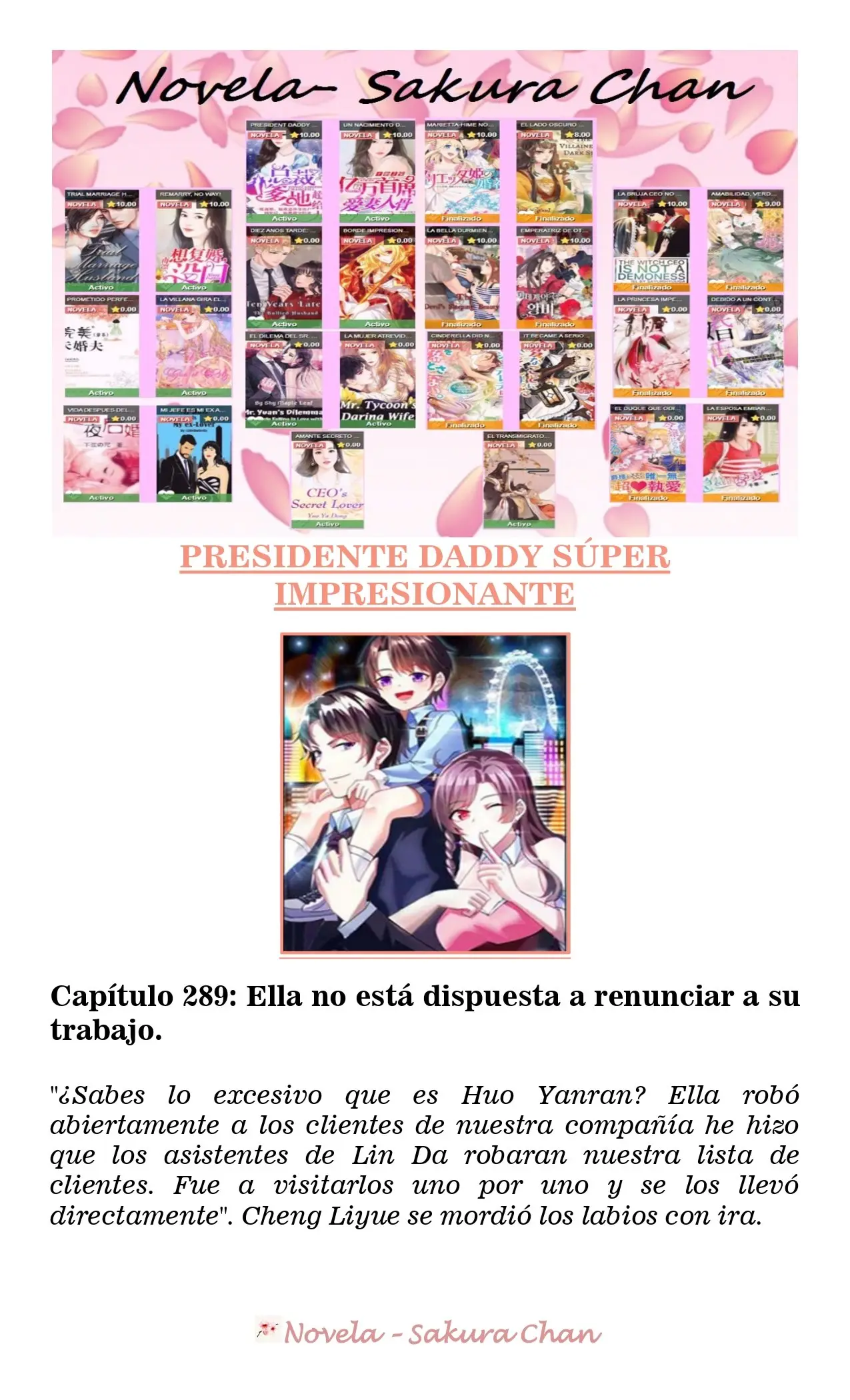 President Daddy's Excessive Love (Novela) - Capítulo 289 - Página 1 - LectorTMOo