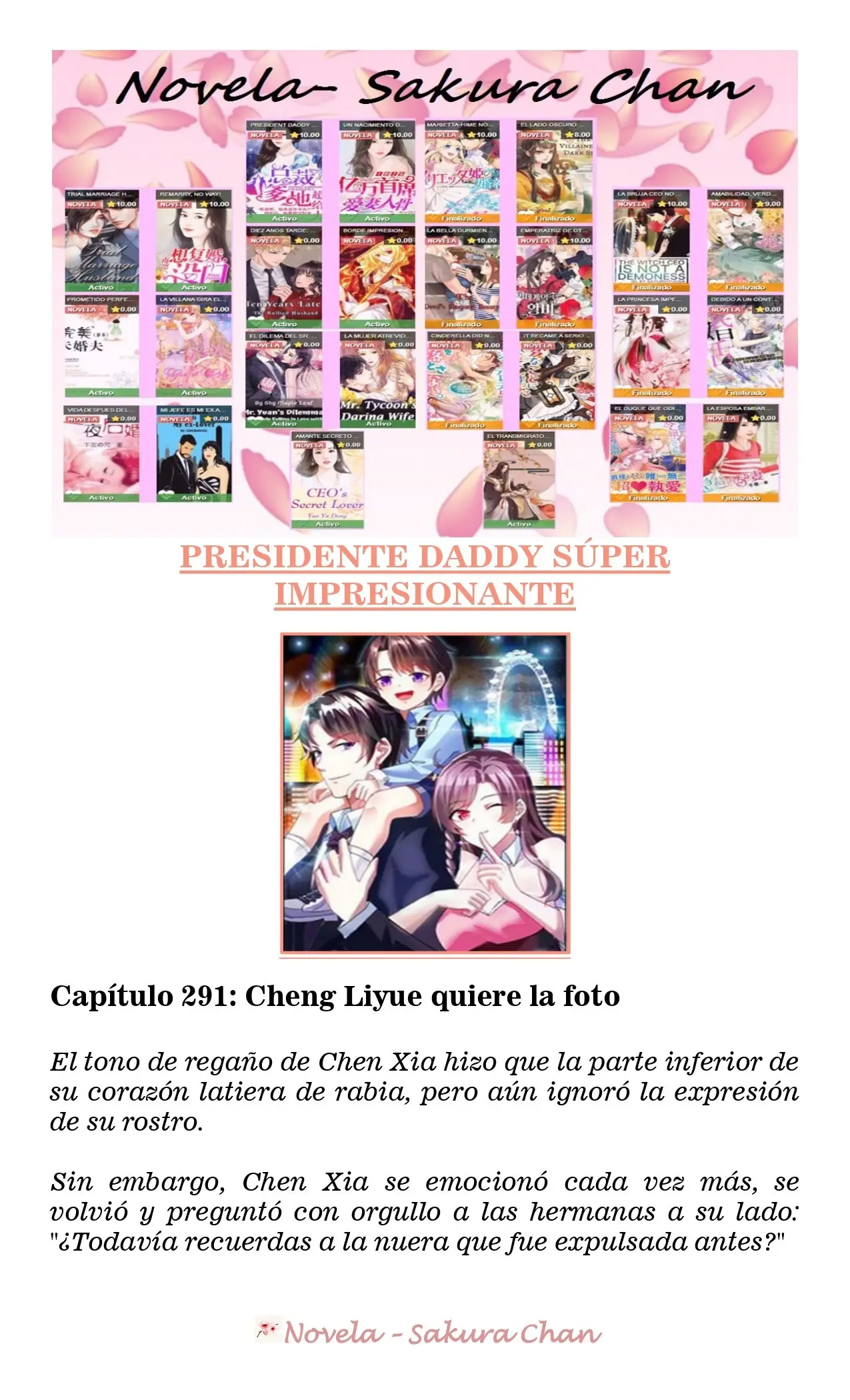 President Daddy's Excessive Love (Novela) - Capítulo 291 - Página 1 - LectorTMOo