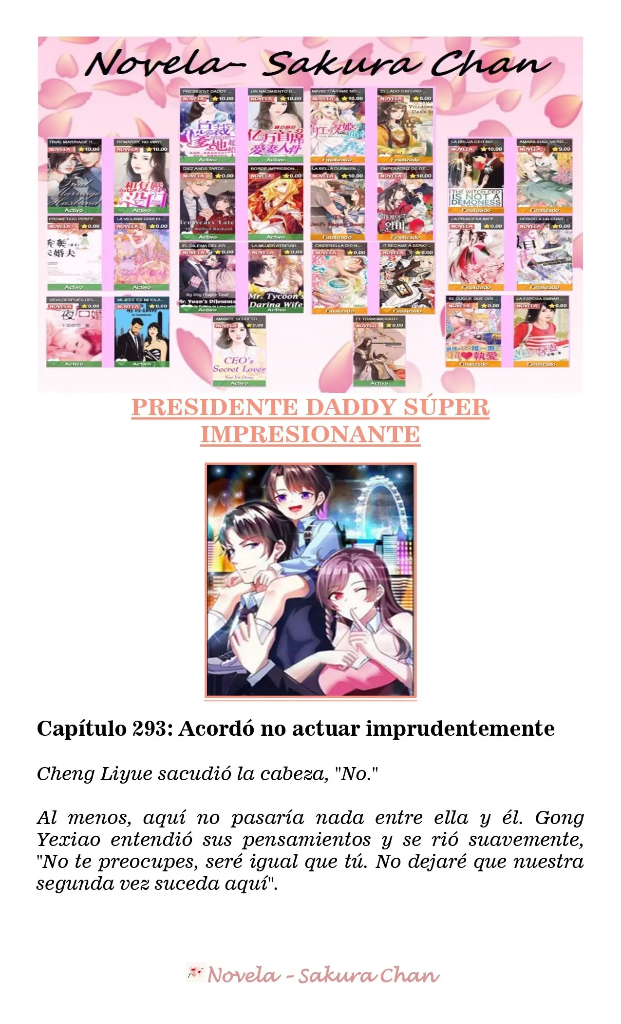 President Daddy's Excessive Love (Novela) - Capítulo 293 - Página 1 - LectorTMOo