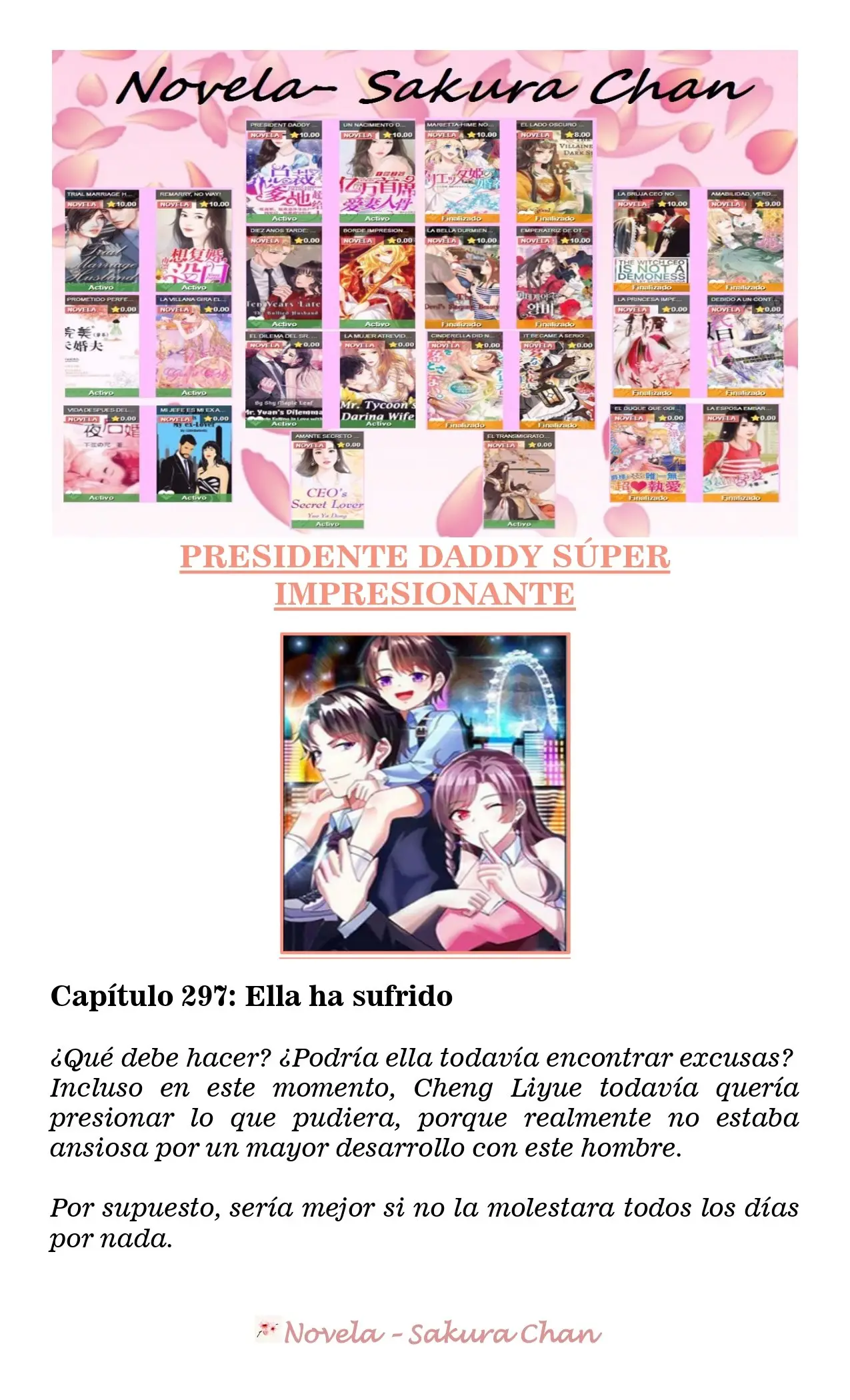 President Daddy's Excessive Love (Novela) - Capítulo 297 - Página 1 - LectorTMOo