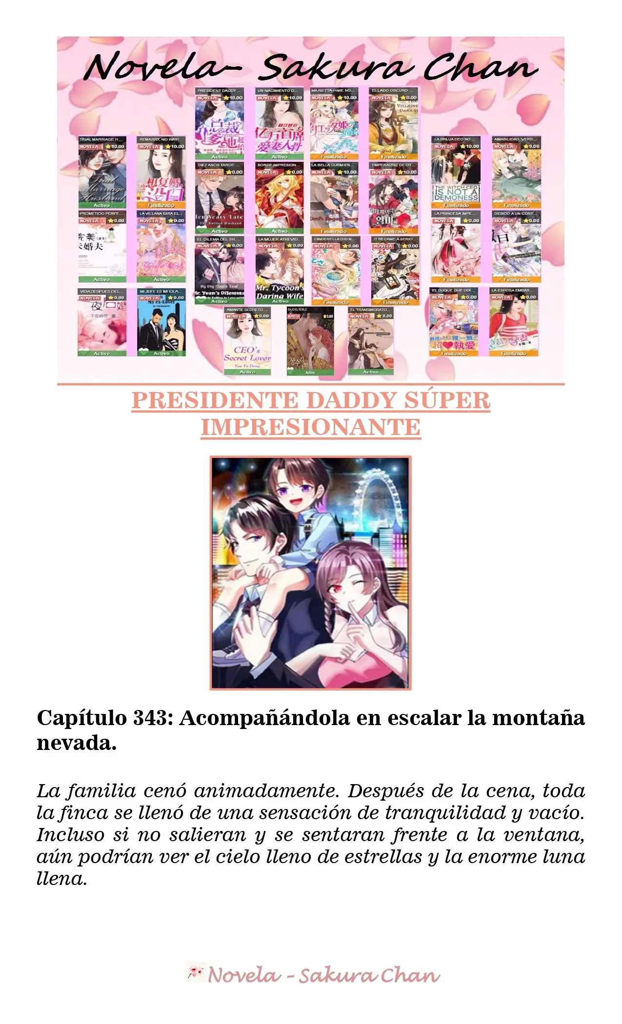 President Daddy's Excessive Love (Novela) - Capítulo 343 - Página 1 - LectorTMOo