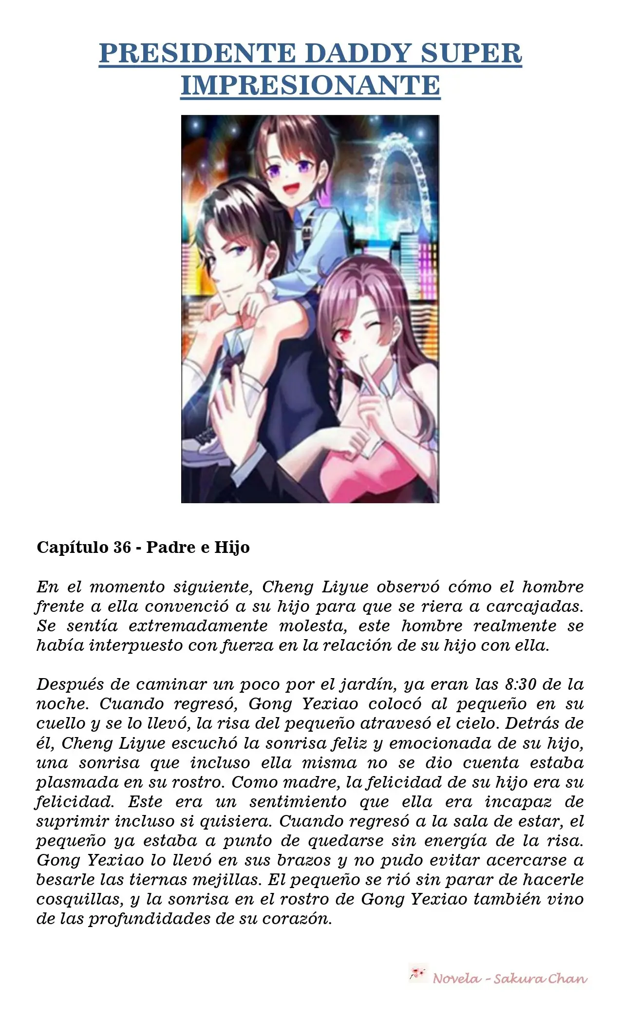 President Daddy's Excessive Love (Novela) - Capítulo 36 - Página 1 - LectorTMOo