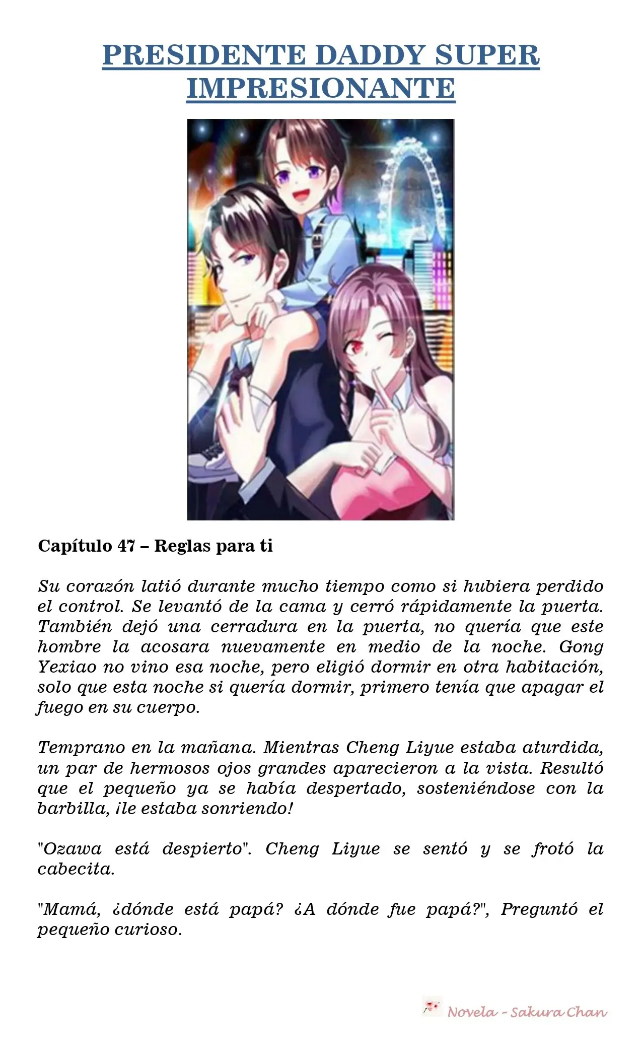 President Daddy's Excessive Love (Novela) - Capítulo 47 - Página 1 - LectorTMOo