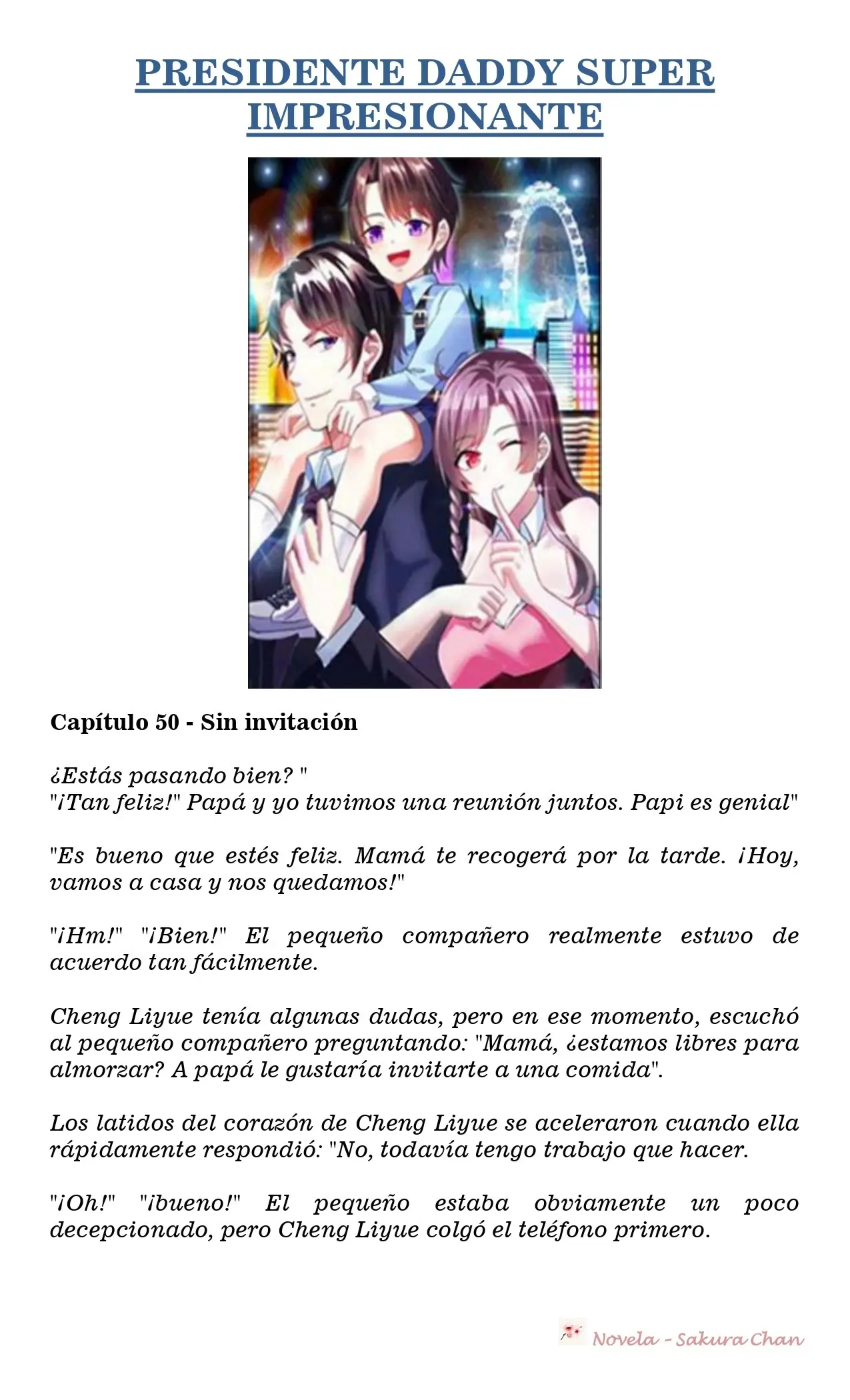 President Daddy's Excessive Love (Novela) - Capítulo 50 - Página 1 - LectorTMOo
