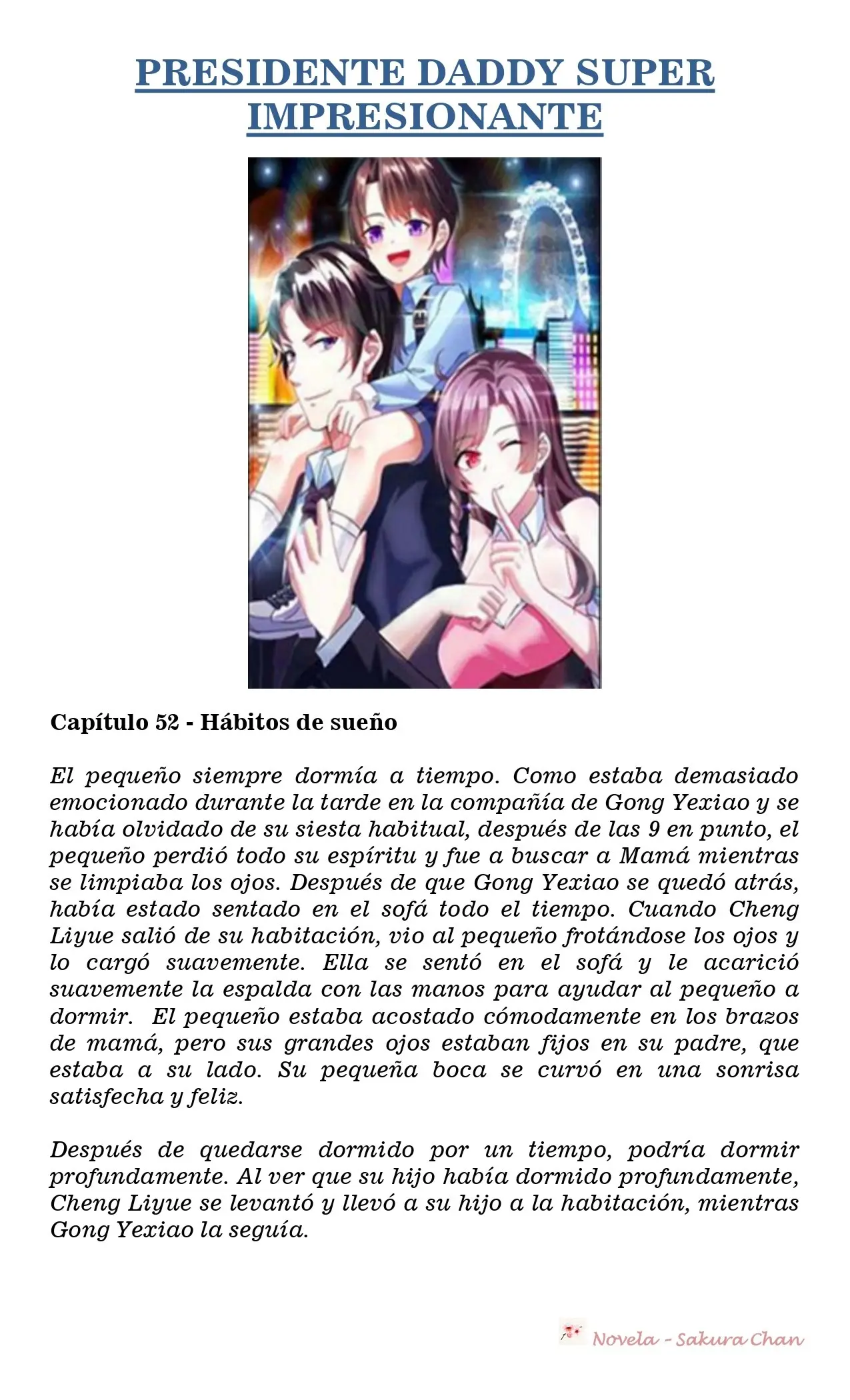 President Daddy's Excessive Love (Novela) - Capítulo 52 - Página 1 - LectorTMOo