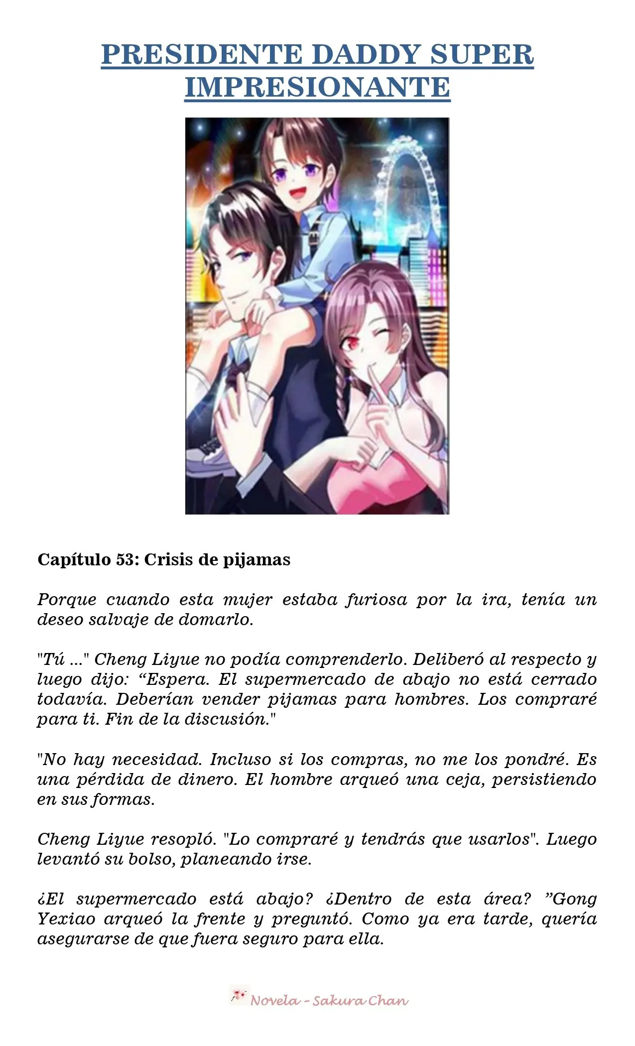 President Daddy's Excessive Love (Novela) - Capítulo 53 - Página 1 - LectorTMOo