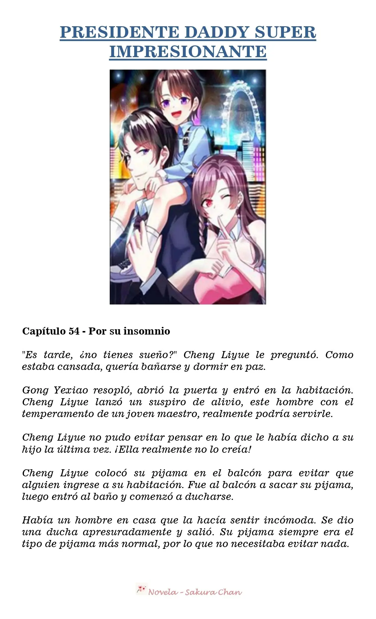 President Daddy's Excessive Love (Novela) - Capítulo 54 - Página 1 - LectorTMOo