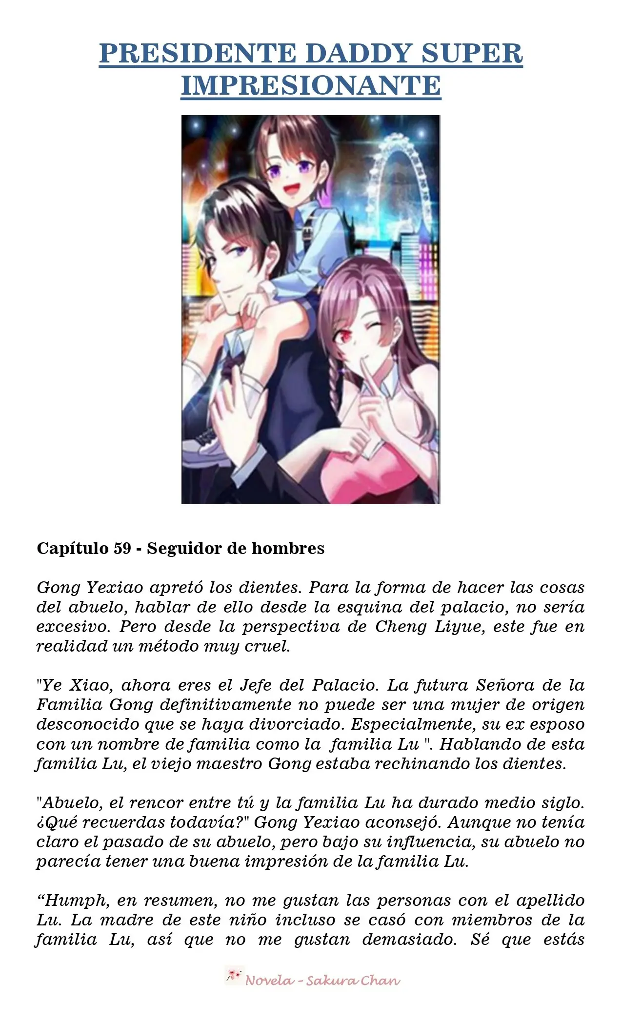 President Daddy's Excessive Love (Novela) - Capítulo 59 - Página 1 - LectorTMOo