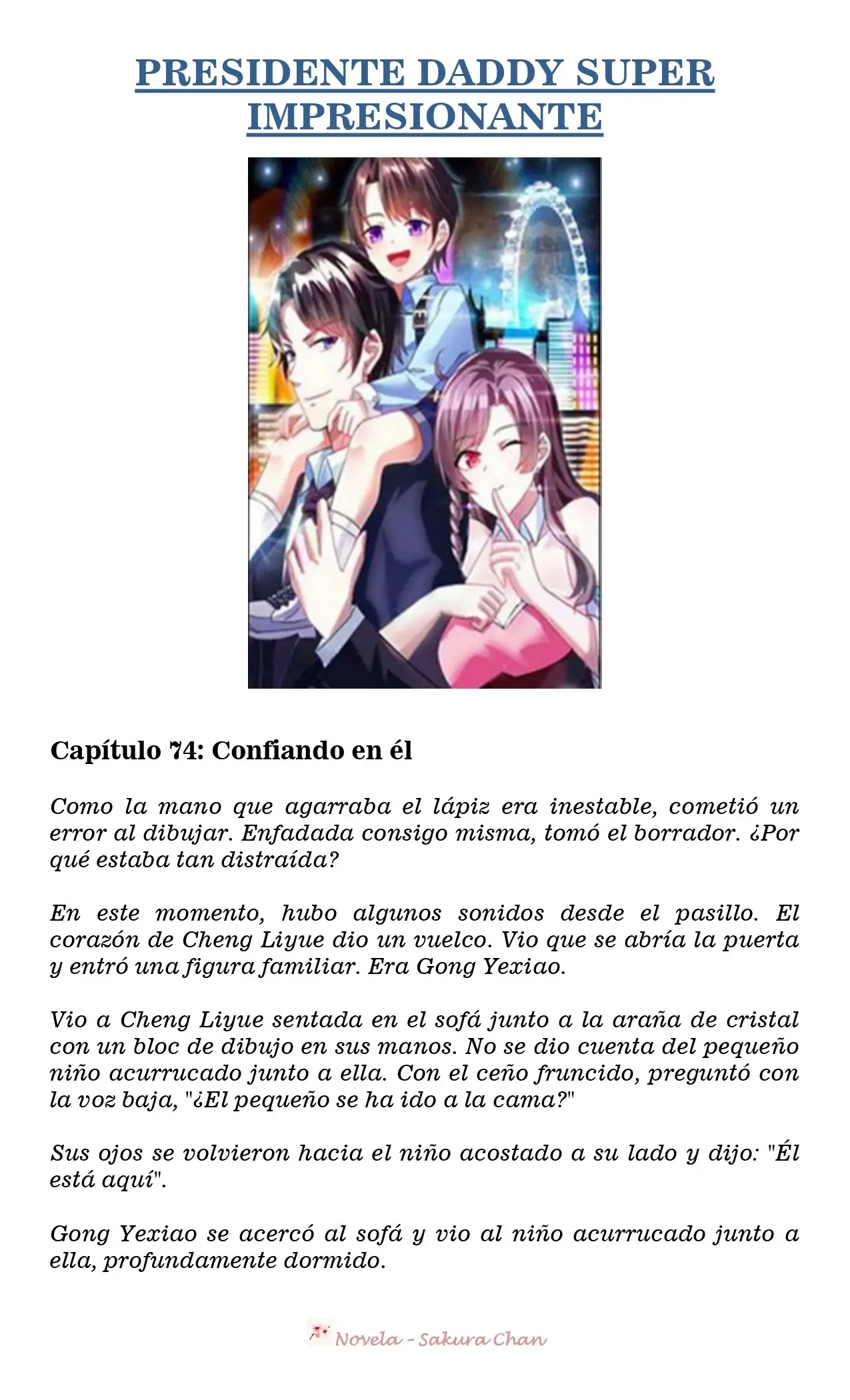 President Daddy's Excessive Love (Novela) - Capítulo 74 - Página 1 - LectorTMOo