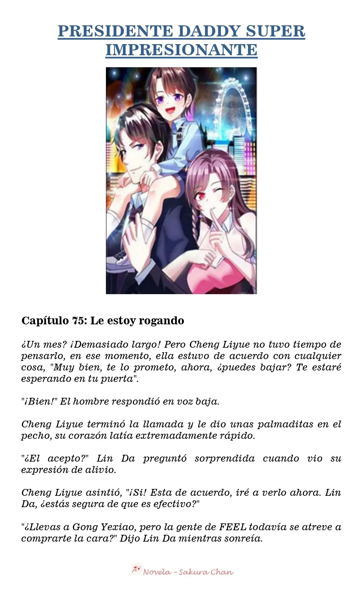 President Daddy's Excessive Love (Novela) - Capítulo 76 - Página 1 - LectorTMOo