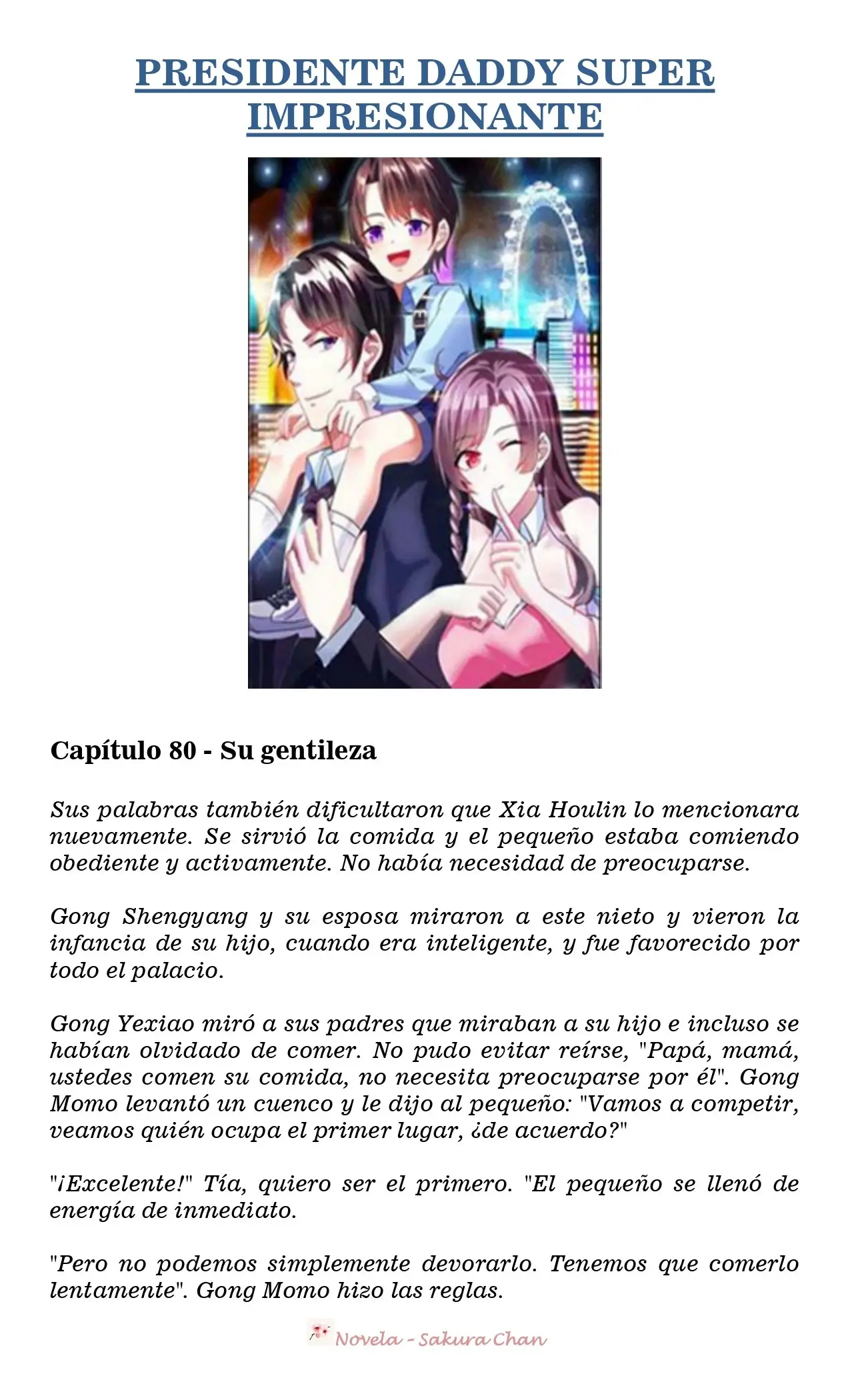 President Daddy's Excessive Love (Novela) - Capítulo 80 - Página 1 - LectorTMOo