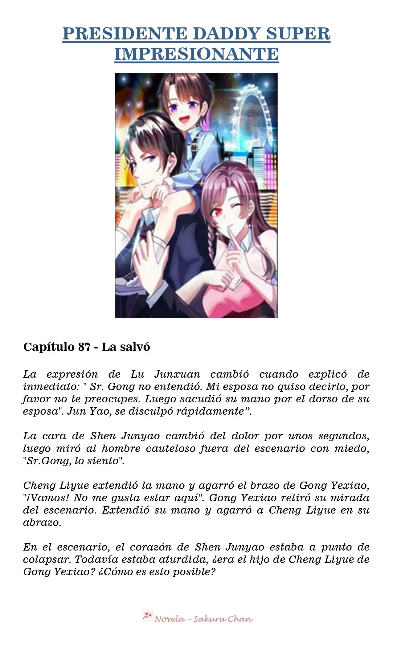 President Daddy's Excessive Love (Novela) - Capítulo 87 - Página 1 - LectorTMOo