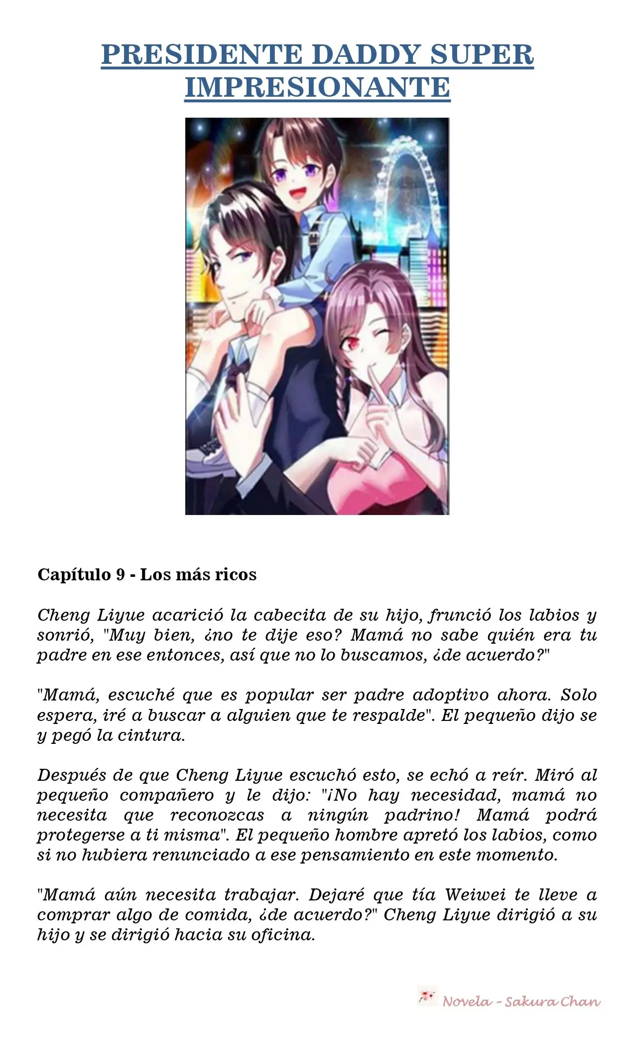President Daddy's Excessive Love (Novela) - Capítulo 9 - Página 1 - LectorTMOo