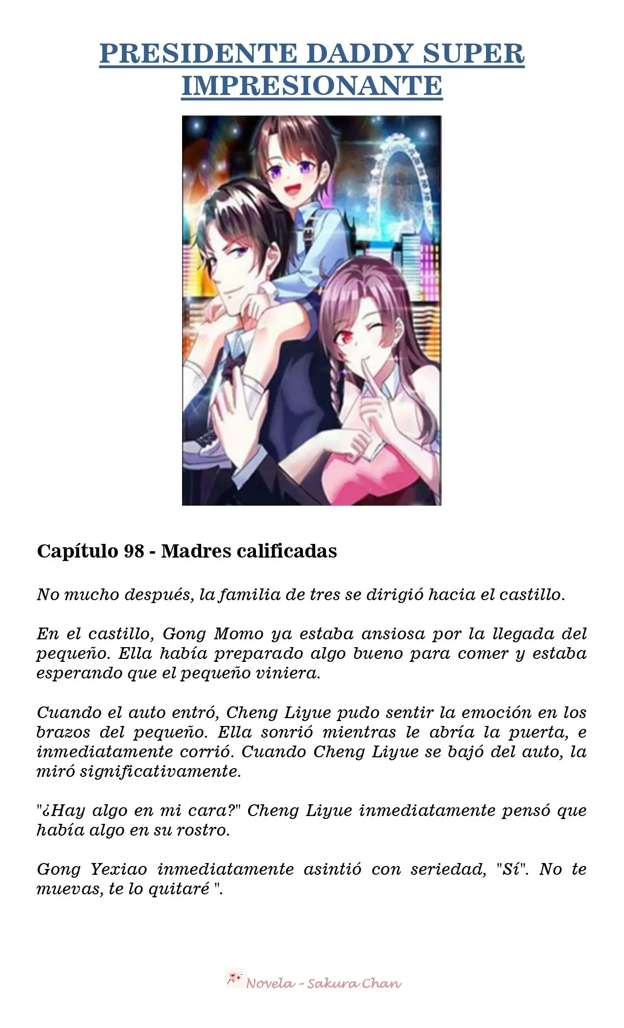President Daddy's Excessive Love (Novela) - Capítulo 98 - Página 1 - LectorTMOo