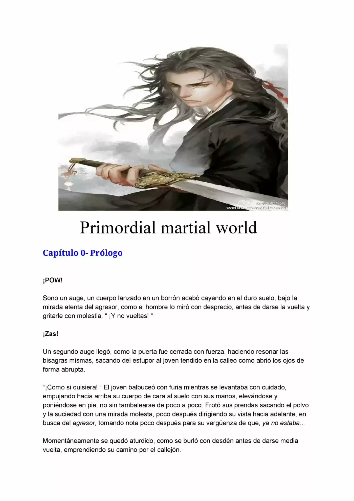 Primordial Martial World (2017) - Capítulo 1 - Página 1 - LectorTMOo