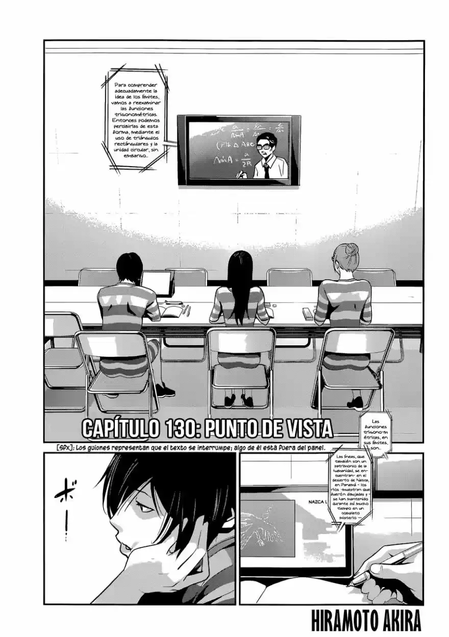 Prison School (2011) - Capítulo 130 - Página 6 - LectorTMOo
