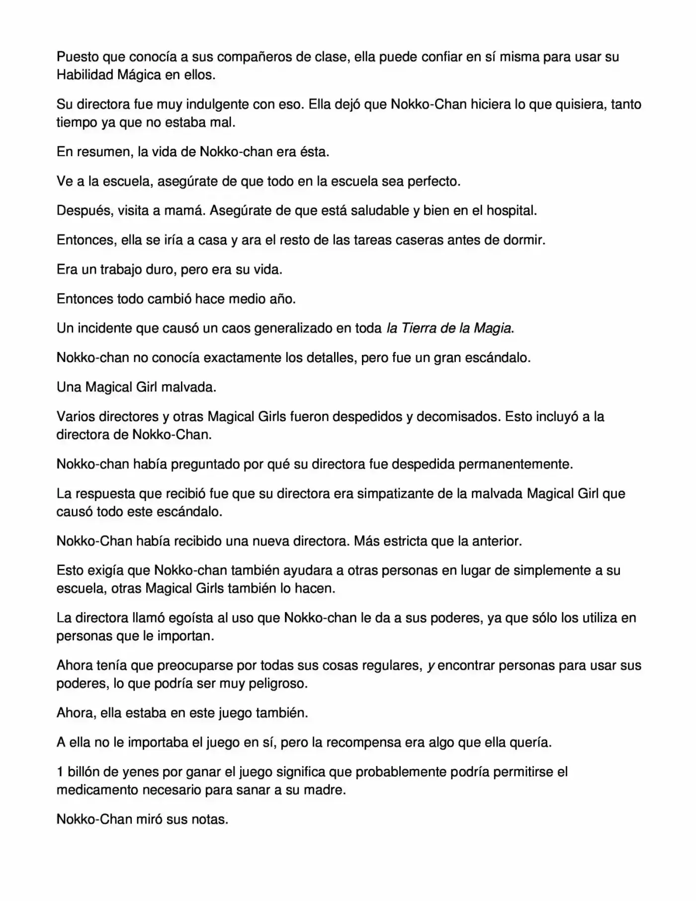 Proyecto de Crianza de Chicas Mágicas - Light Novel (2012) - Capítulo 3 - Página 22 - LectorTMOo