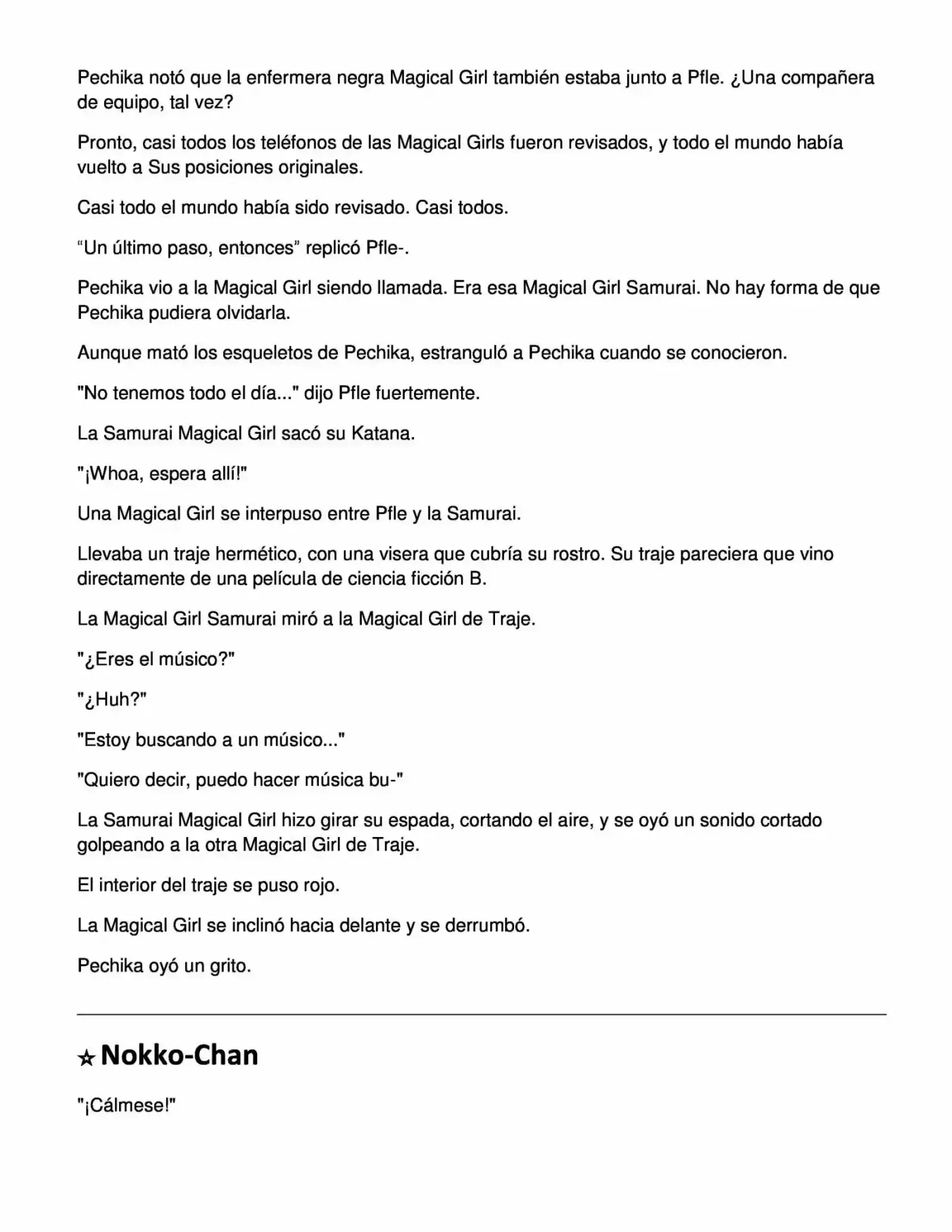 Proyecto de Crianza de Chicas Mágicas - Light Novel (2012) - Capítulo 3 - Página 36 - LectorTMOo