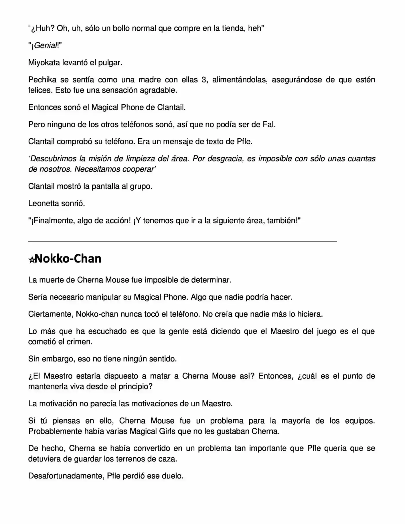 Proyecto de Crianza de Chicas Mágicas - Light Novel (2012) - Capítulo 5 - Página 19 - LectorTMOo