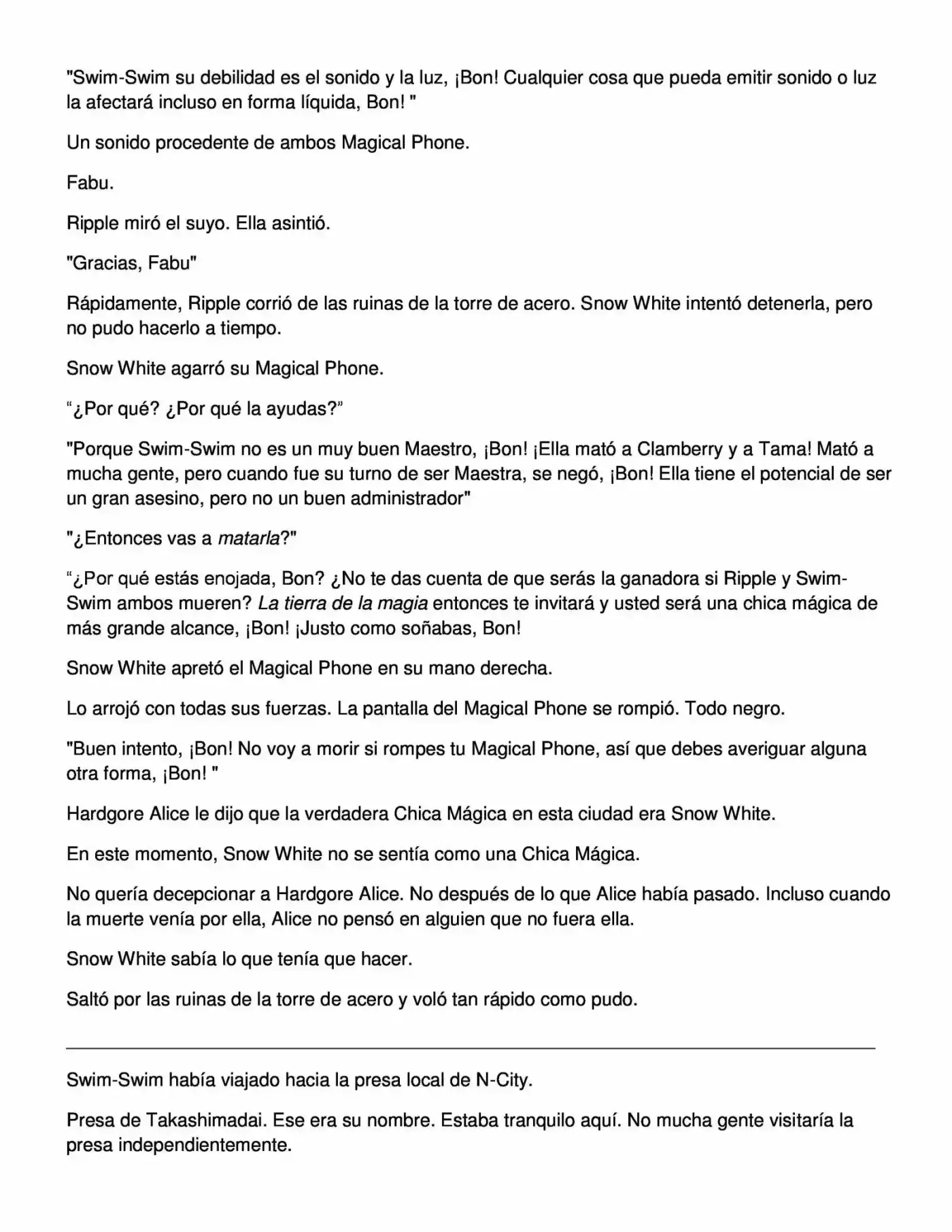 Proyecto de Crianza de Chicas Mágicas - Light Novel (2012) - Capítulo 9 - Página 7 - LectorTMOo