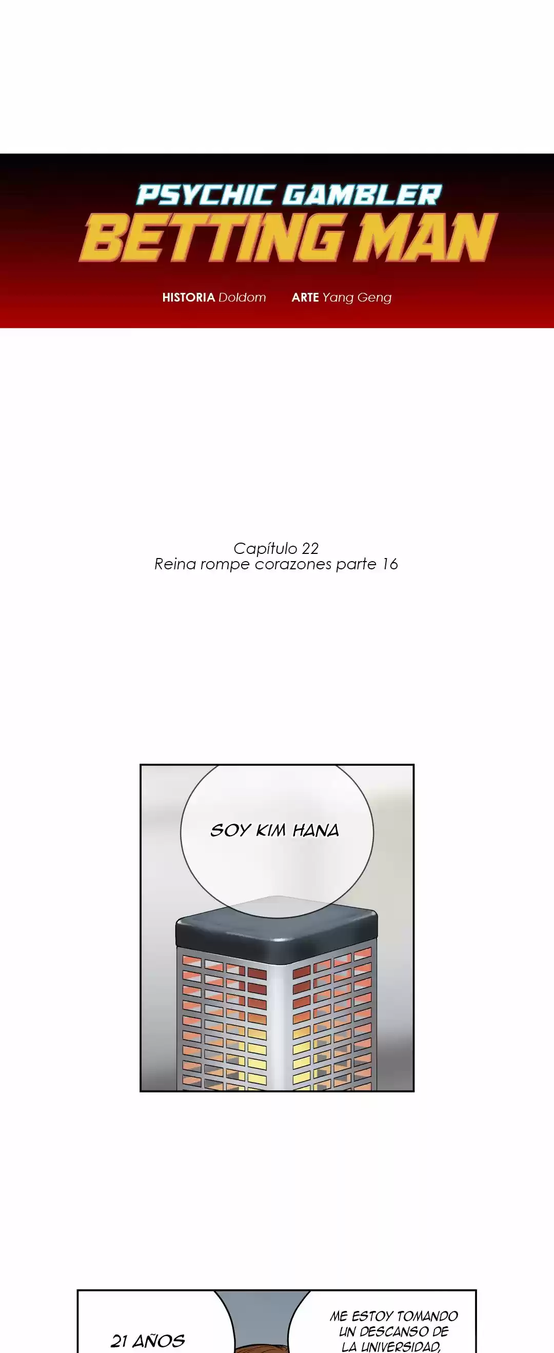 Psychic Gambler: Betting Man - Capítulo 22 - Página 1 - LectorTMOo