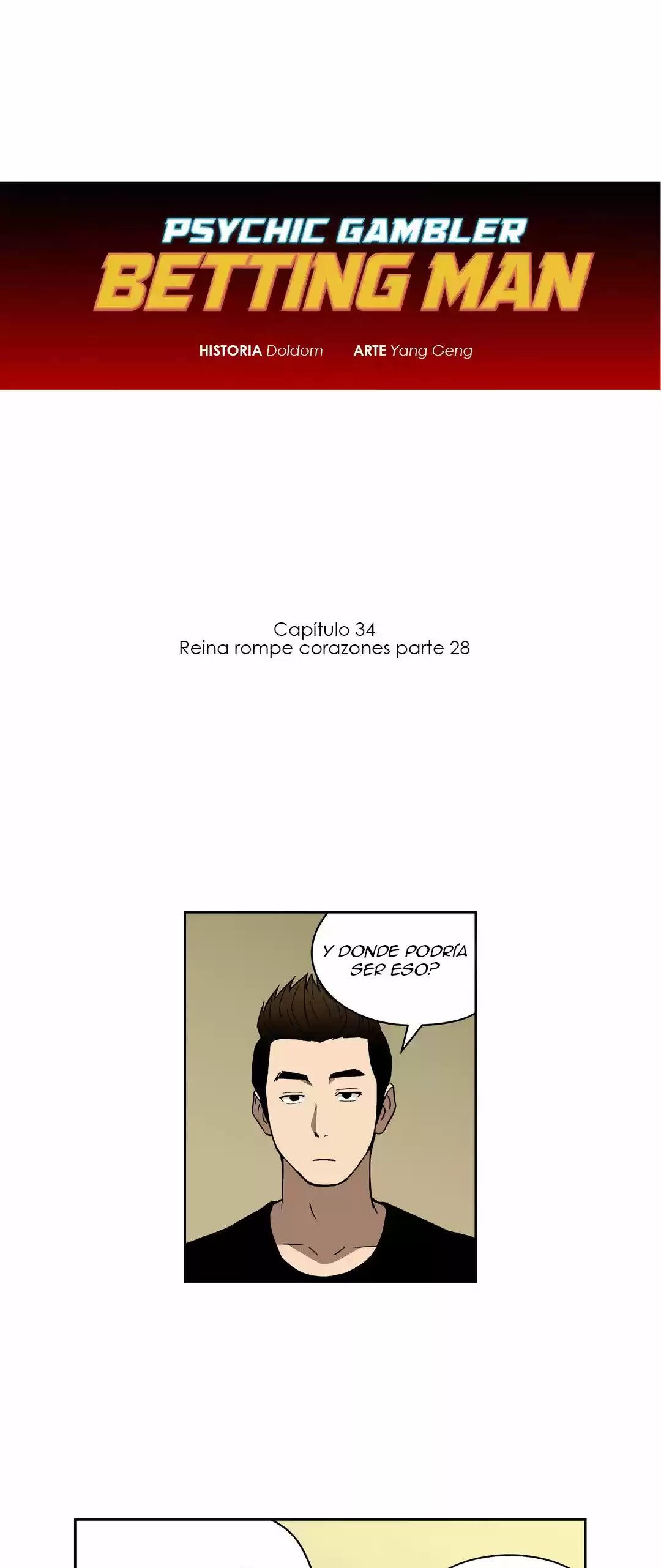 Psychic Gambler: Betting Man - Capítulo 34 - Página 1 - LectorTMOo