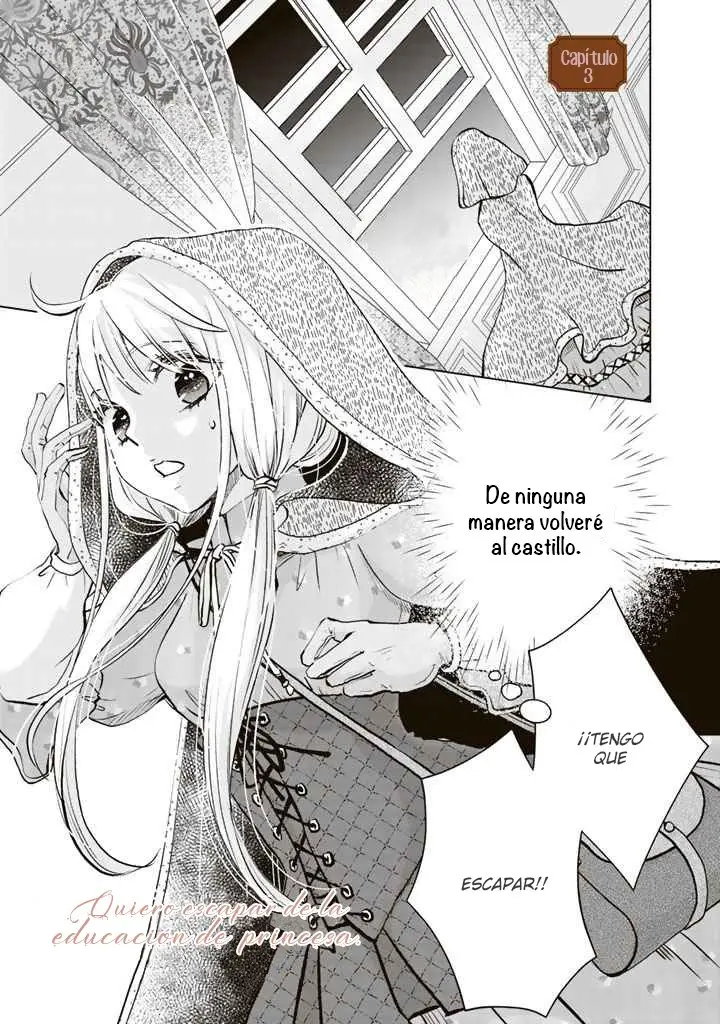 Quiero escapar de la educación de princesa - Capítulo 3 - Página 4 - LectorTMOo