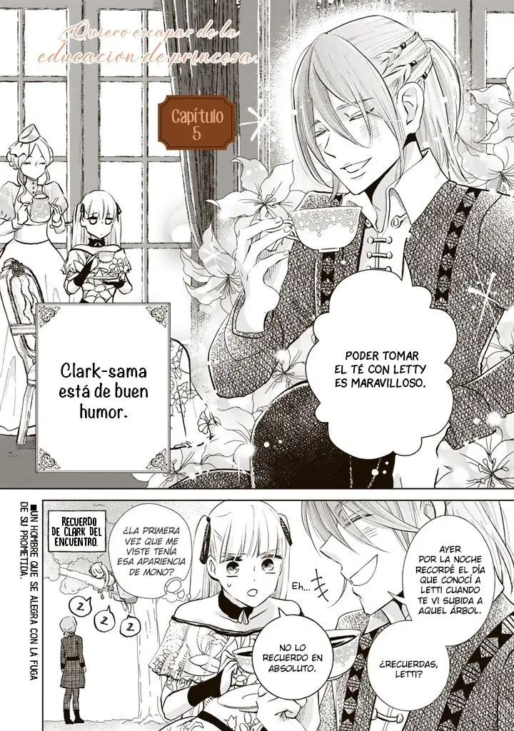 Quiero escapar de la educación de princesa - Capítulo 5 - Página 4 - LectorTMOo