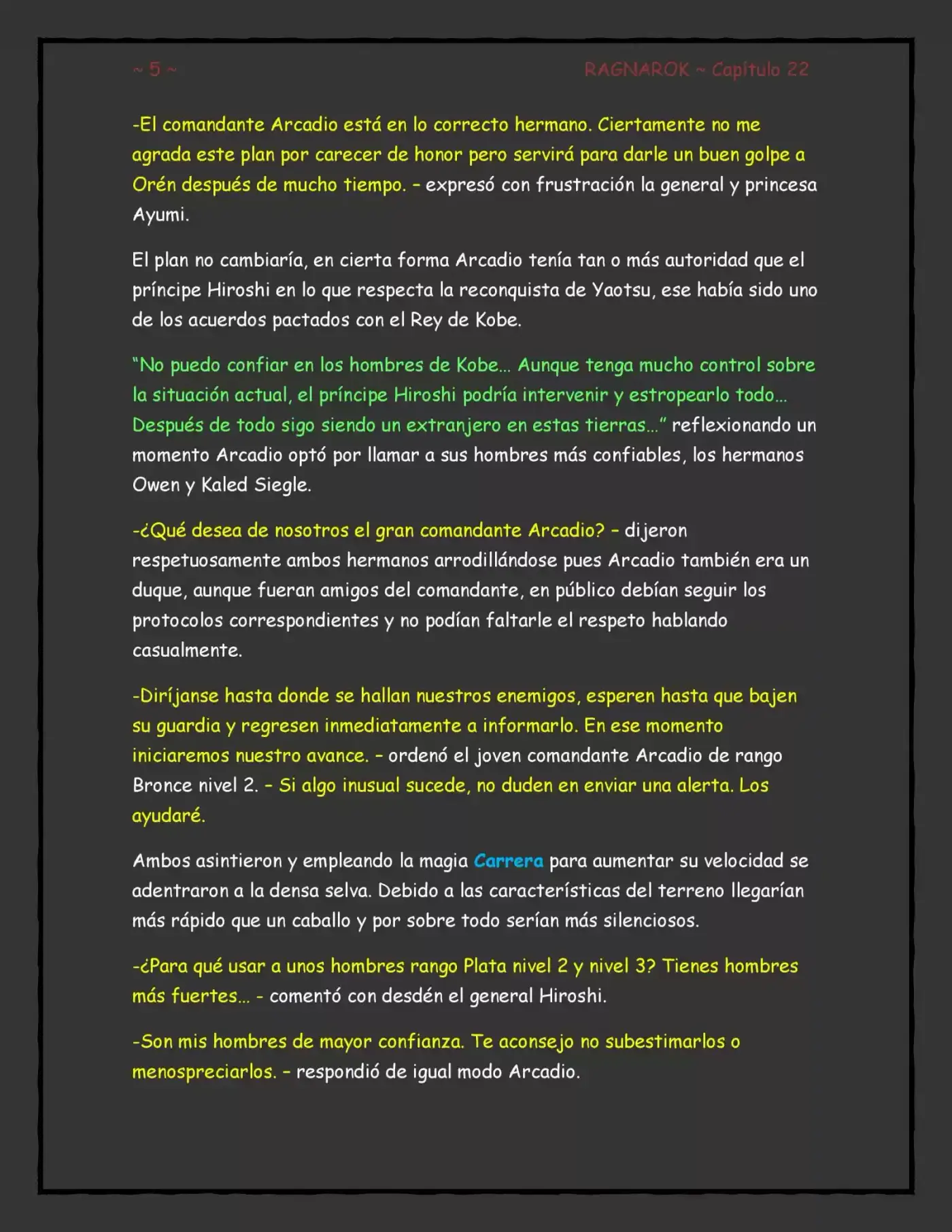 Ragnarok (Novela) (2017) - Capítulo 22 - Página 5 - LectorTMOo