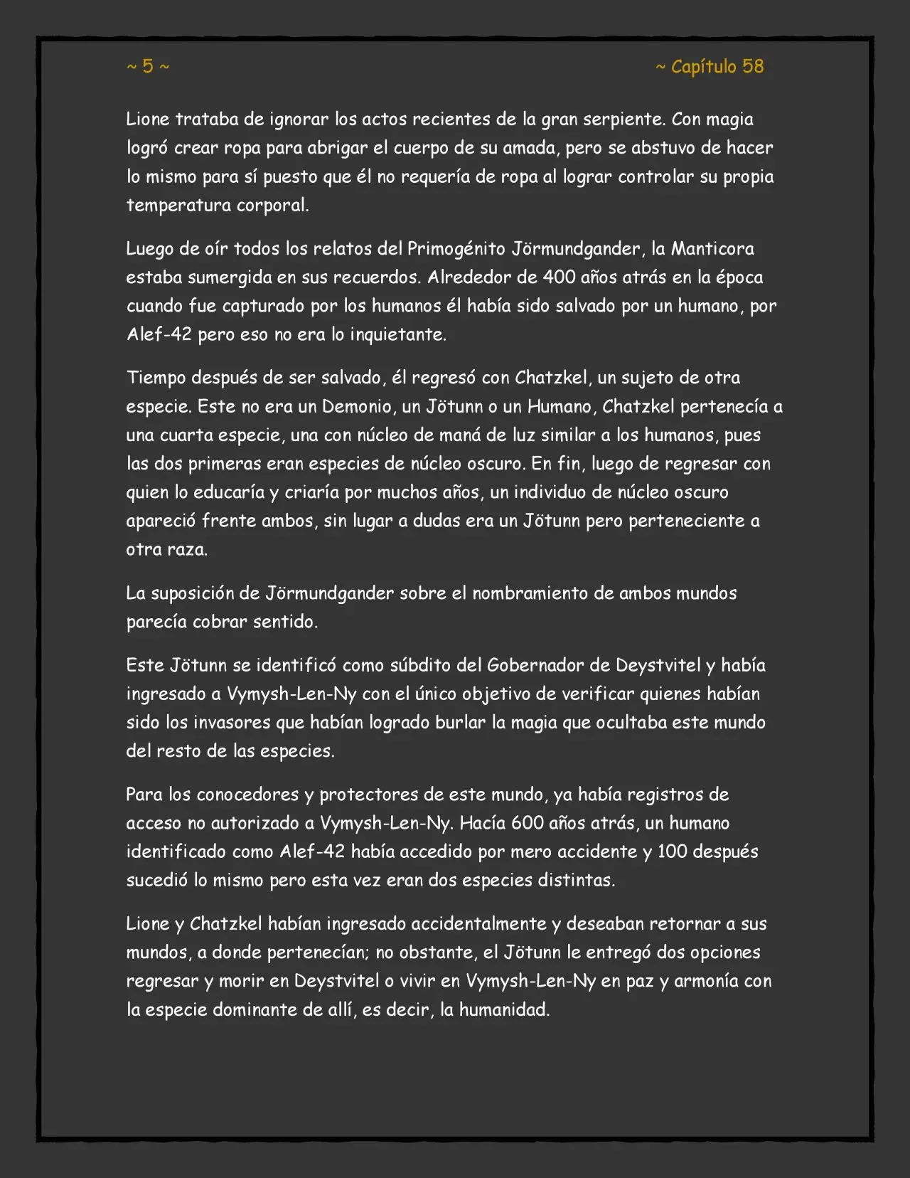 Ragnarok (Novela) (2017) - Capítulo 58 - Página 5 - LectorTMOo