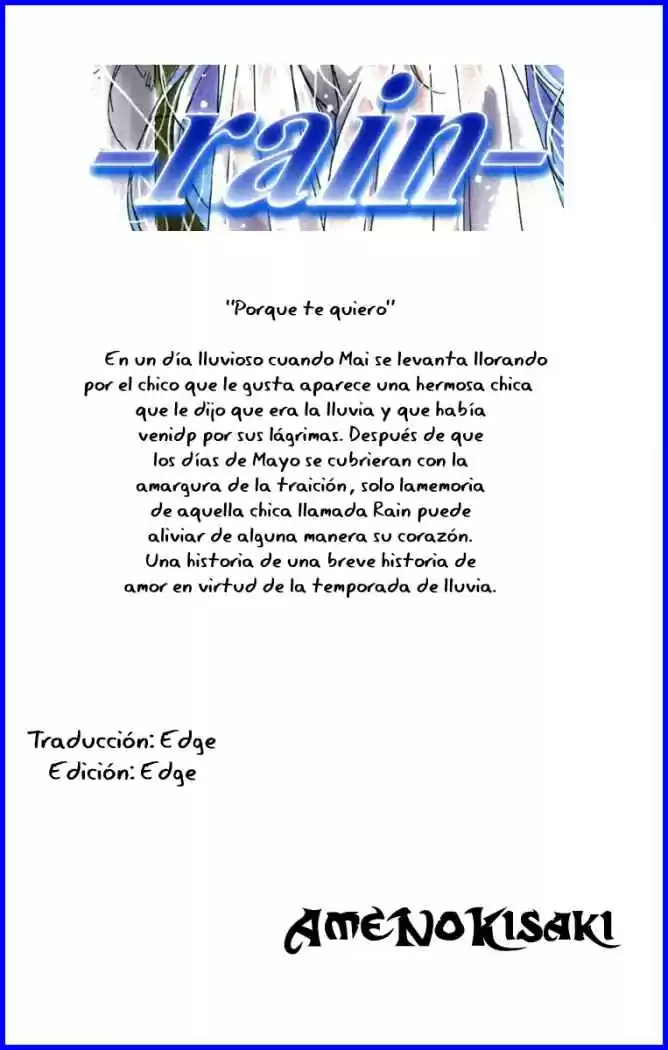 Rain (2011) - Capítulo 0.01 - Página 17 - LectorTMOo