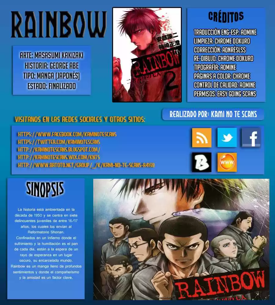 Rainbow: Nisha Rokubou no Shichinin (2002) - Capítulo 19 - Página 1 - LectorTMOo