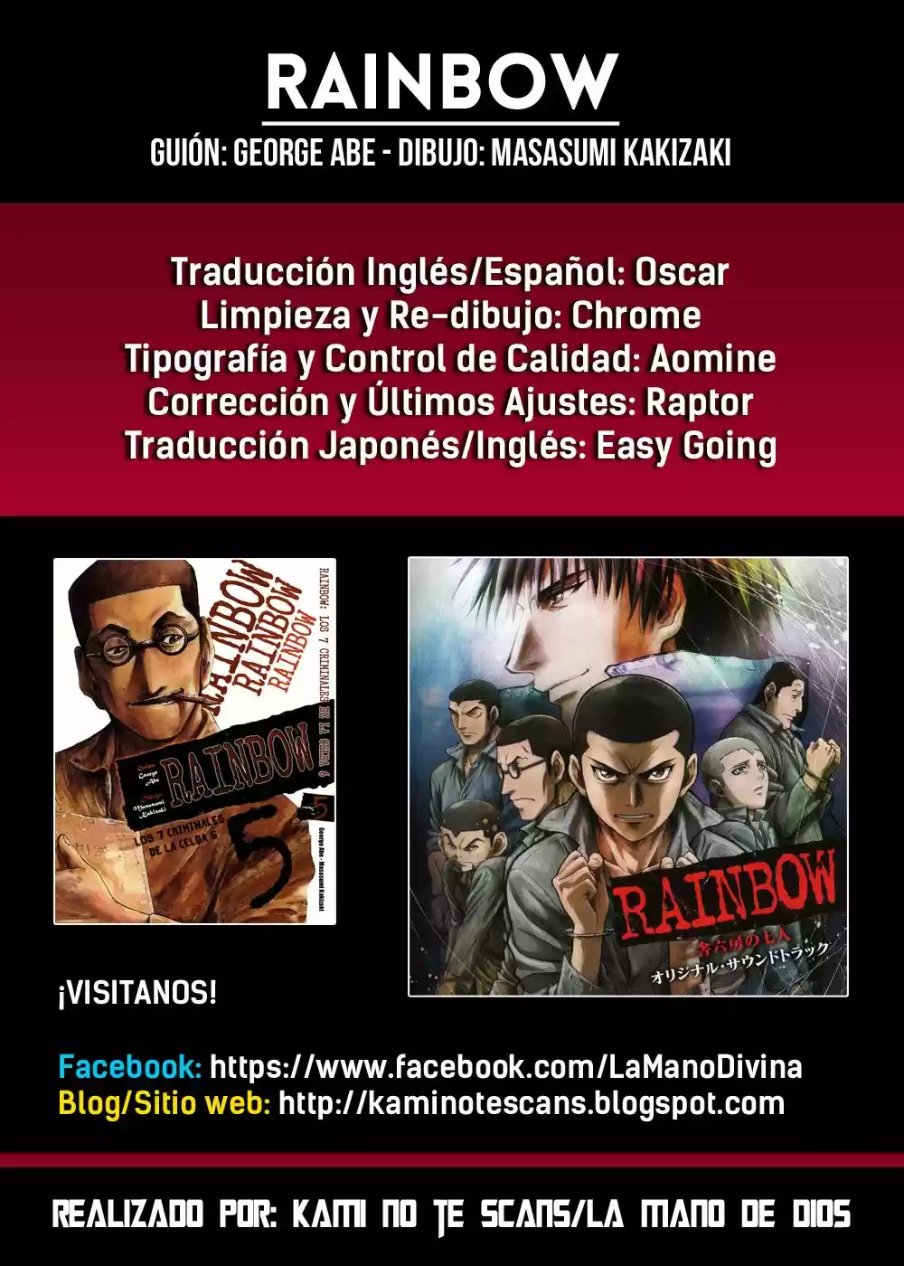 Rainbow: Nisha Rokubou no Shichinin (2002) - Capítulo 50 - Página 1 - LectorTMOo