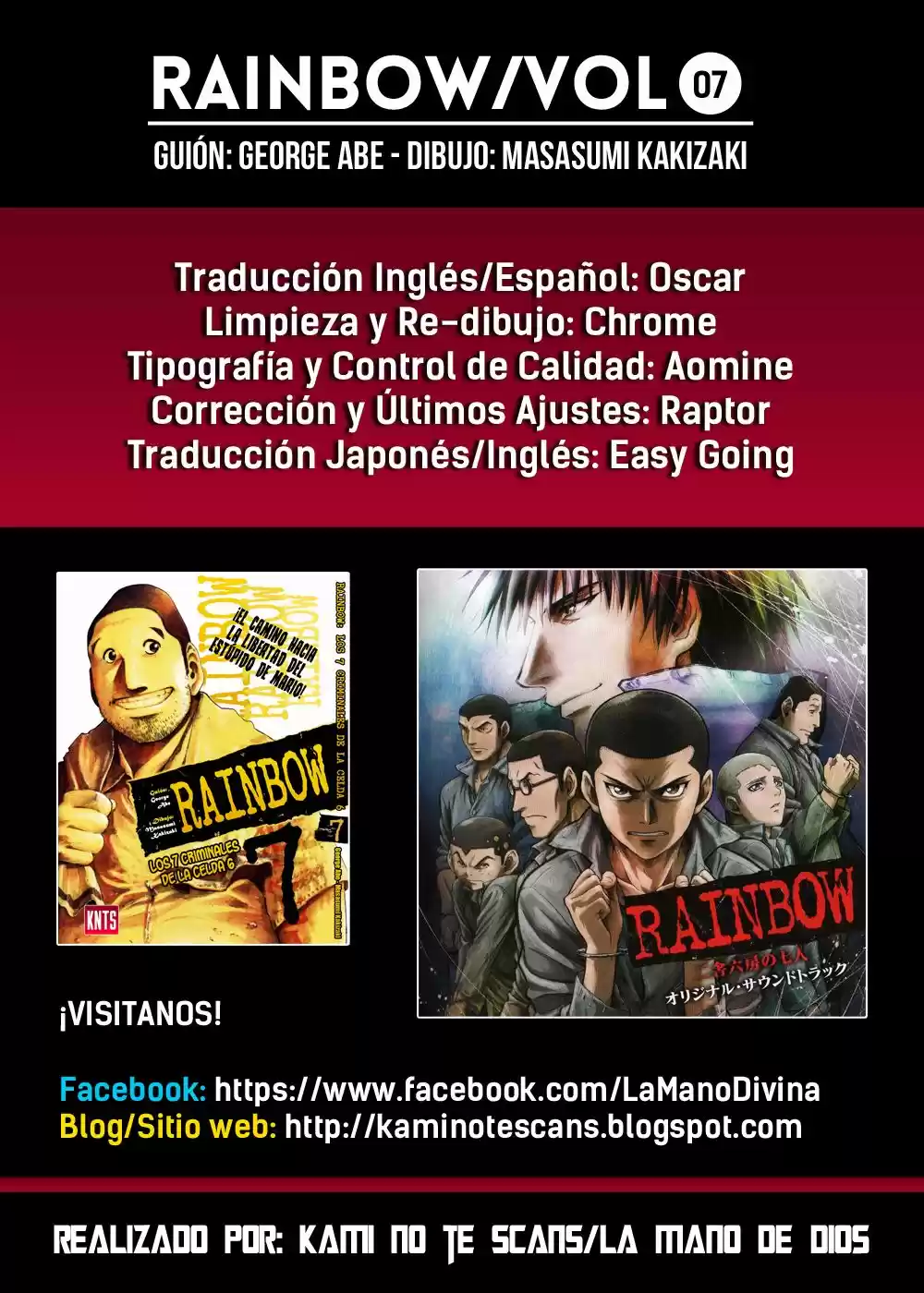 Rainbow: Nisha Rokubou no Shichinin (2002) - Capítulo 70 - Página 1 - LectorTMOo