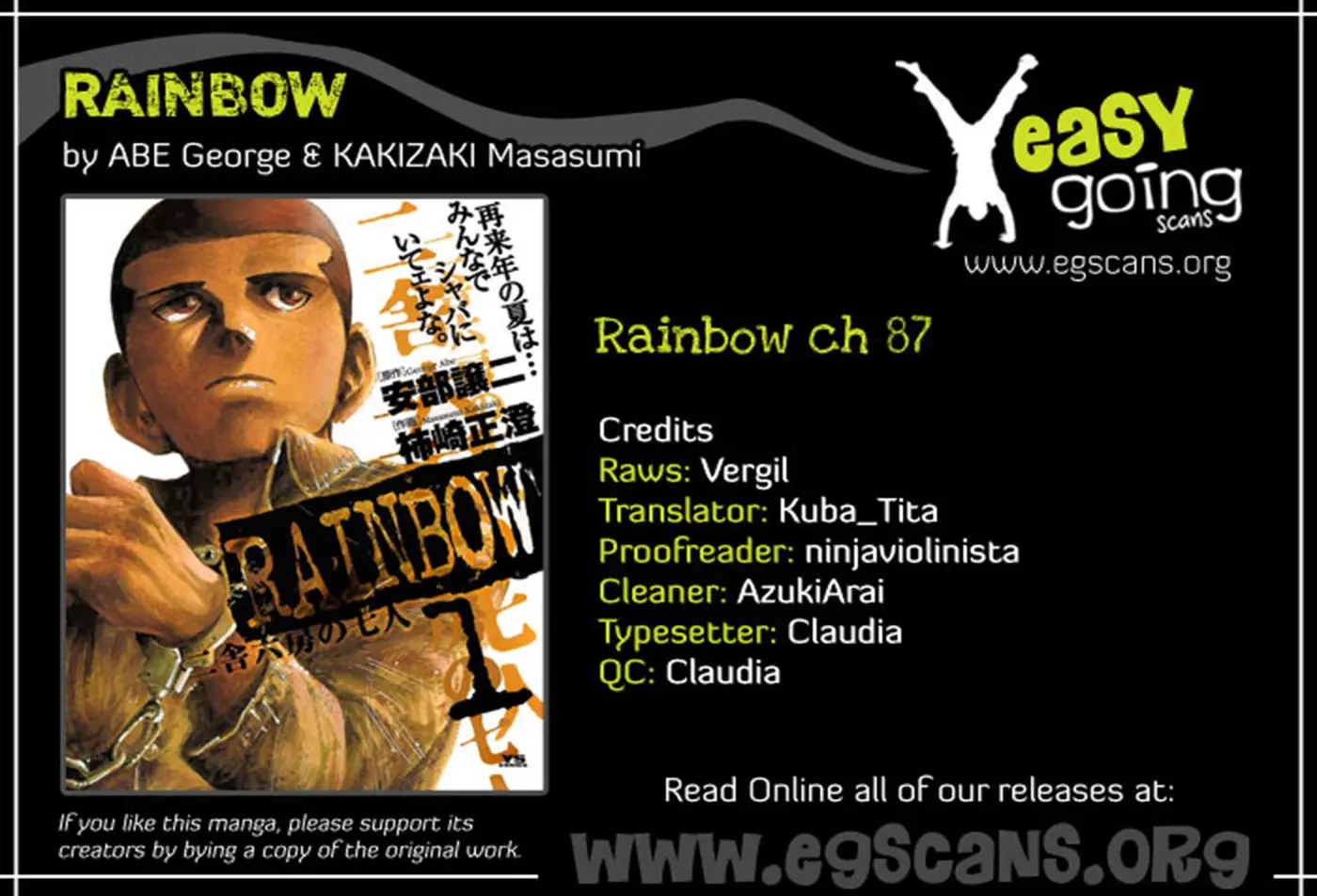 Rainbow: Nisha Rokubou no Shichinin (2002) - Capítulo 87 - Página 1 - LectorTMOo