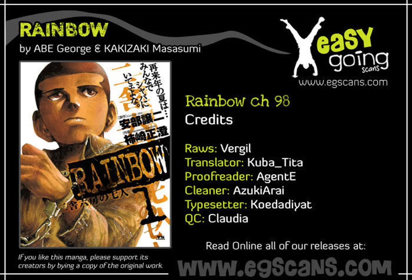 Rainbow: Nisha Rokubou no Shichinin (2002) - Capítulo 98 - Página 1 - LectorTMOo