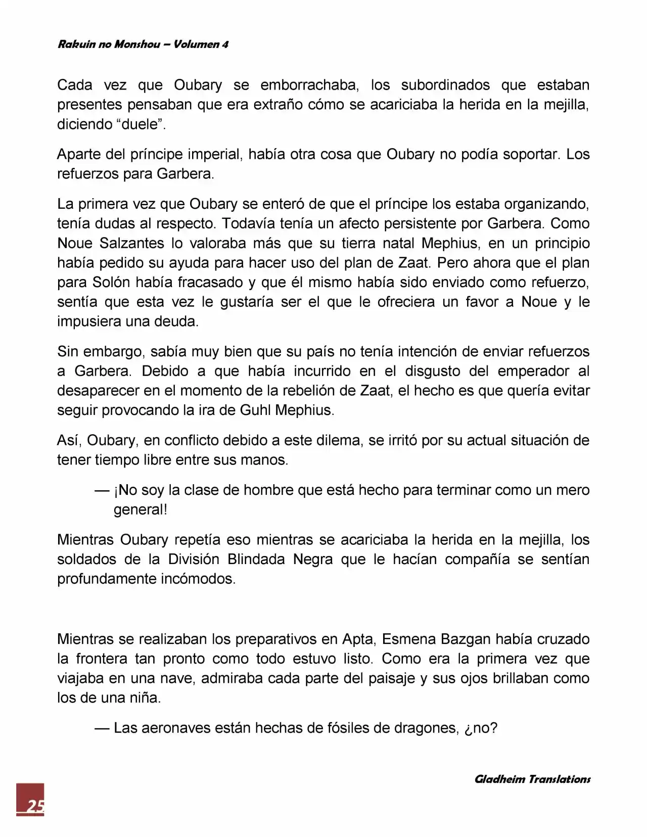 Rakuin no Monshou (Novela) (2008) - Capítulo 26 - Página 25 - LectorTMOo