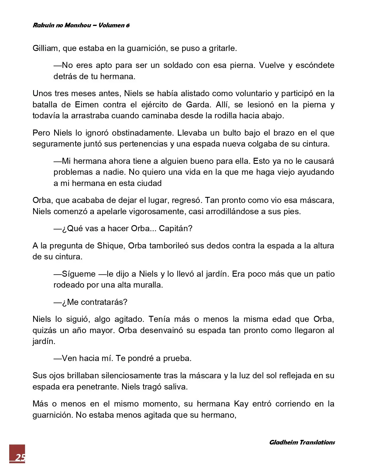 Rakuin no Monshou (Novela) (2008) - Capítulo 43 - Página 25 - LectorTMOo