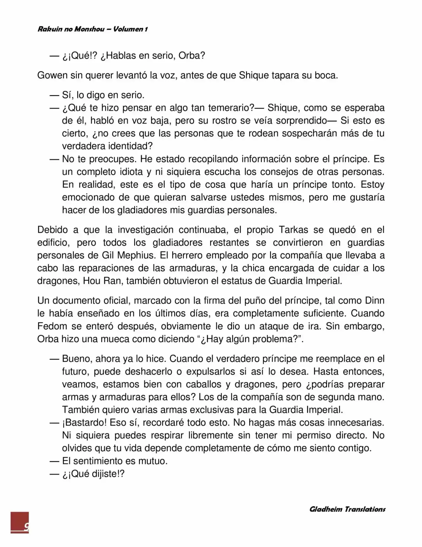 Rakuin no Monshou (Novela) (2008) - Capítulo 5 - Página 9 - LectorTMOo