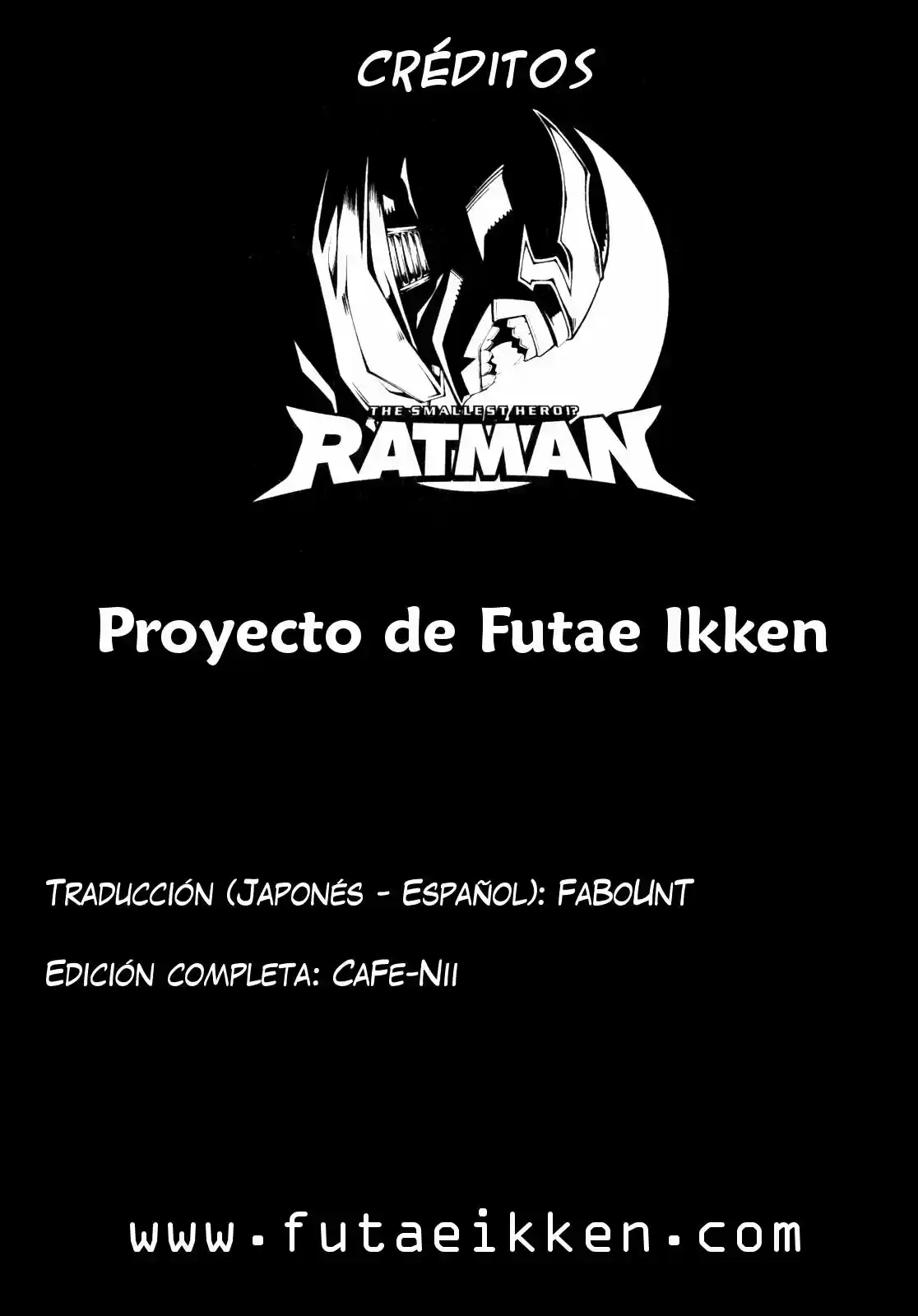 Ratman: The Smallest Hero! (2007) - Capítulo 4 - Página 42 - LectorTMOo