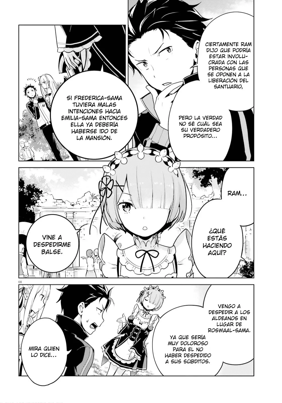 Re:Zero Kara Hajimeru Isekai Seikatsu Official Anthology (2017) - Capítulo 10 - Página 8 - LectorTMOo